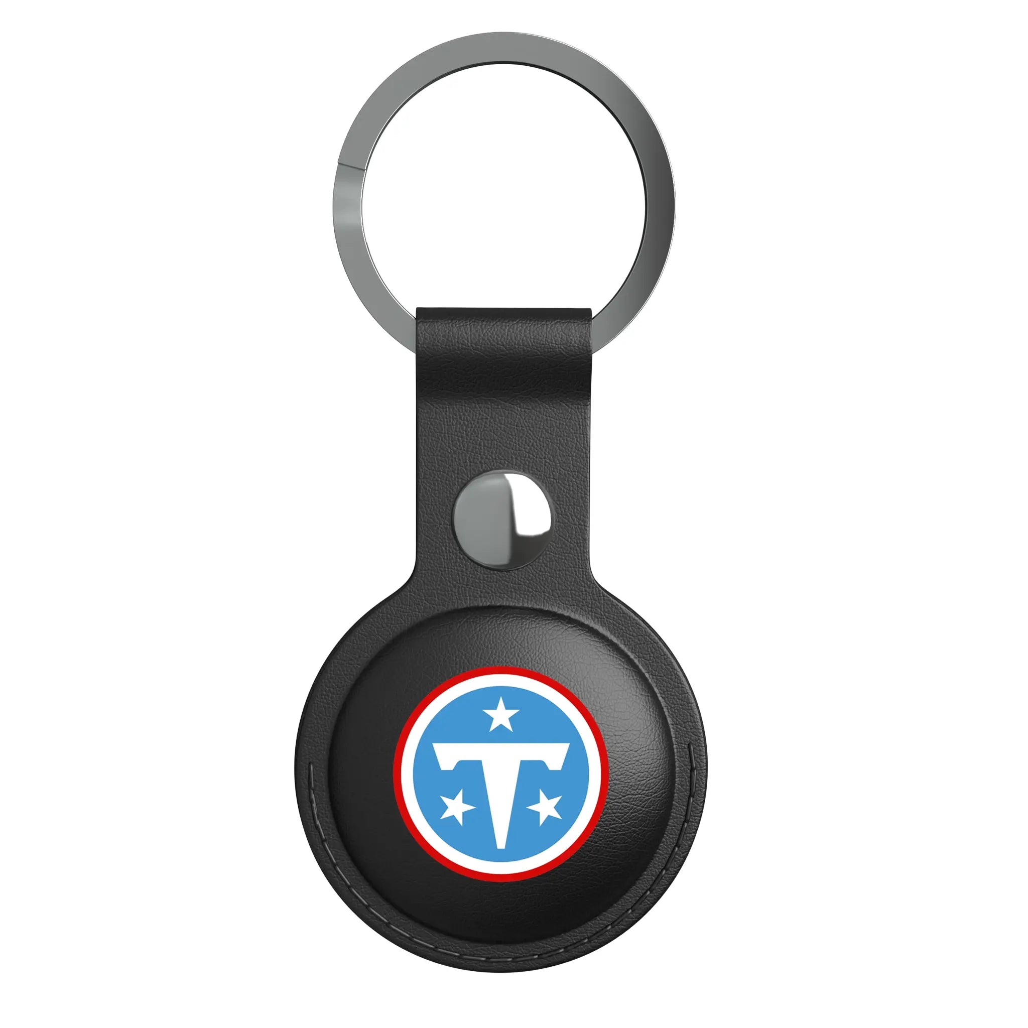 Tennessee Titans Personalized Insignia AirTag Black Airtag Holder