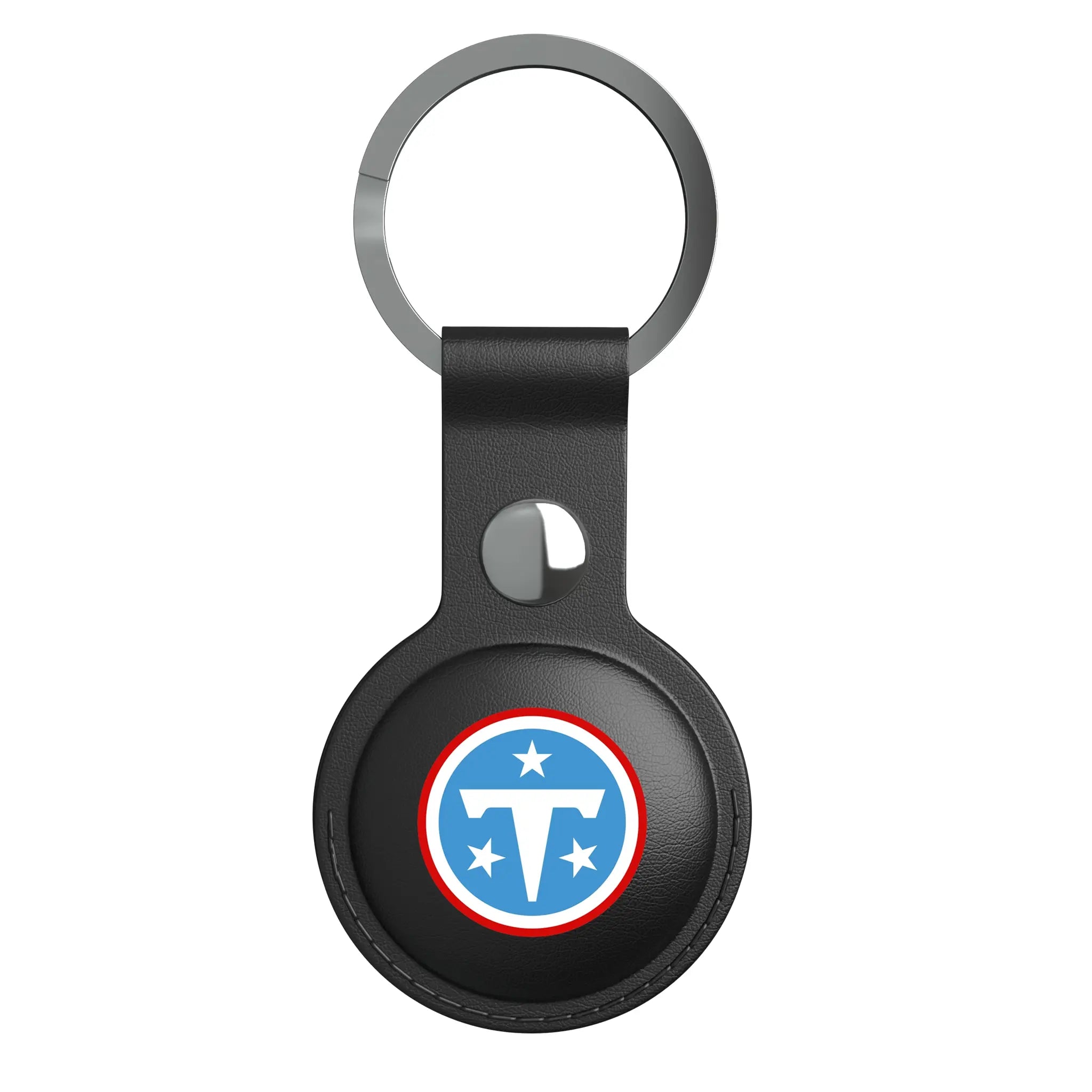 Tennessee Titans Personalized Insignia AirTag Black Airtag Holder