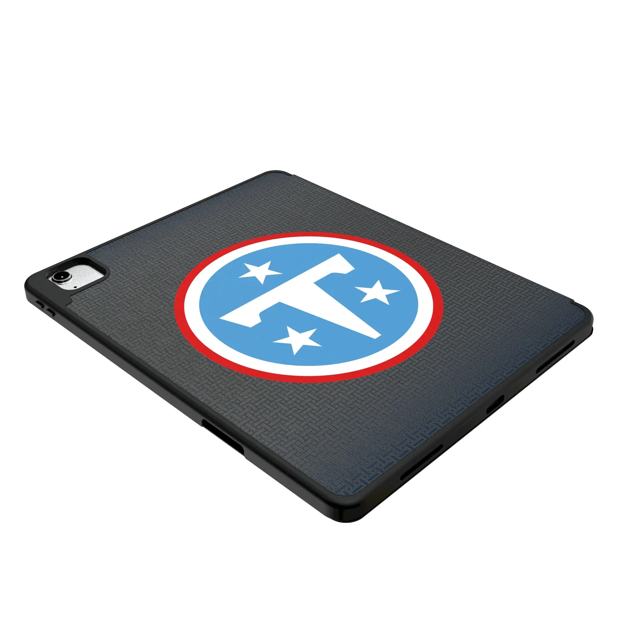 Tennessee Titans Personalized Linen iPad Tablet Case for Apple iPad - Isometric View