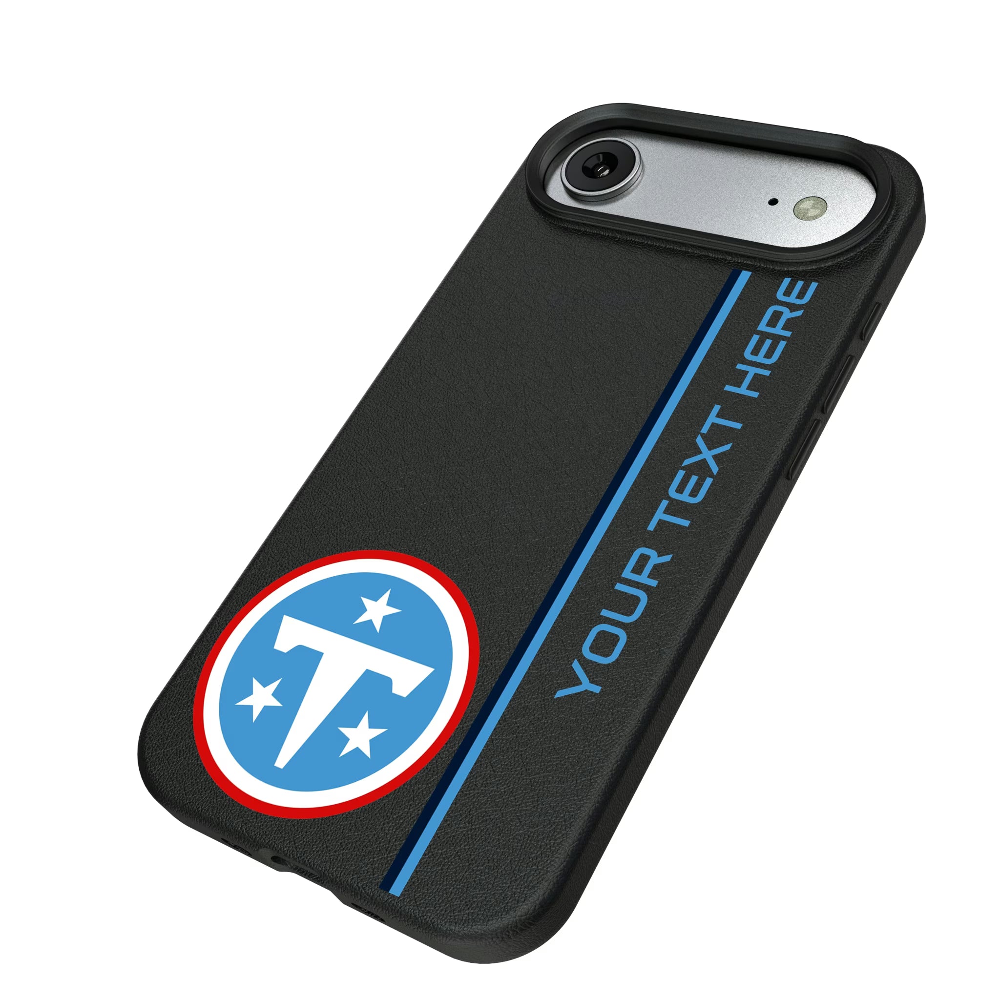 Tennessee Titans Personalized Sidebard iPhone MagSafe Compatible Phone Case for Apple iPhone - Isometric View#Device_iPhone Air
