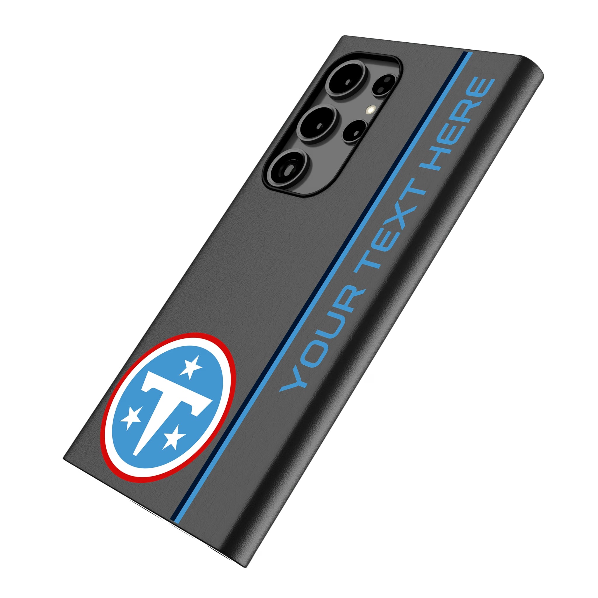 Tennessee Titans Personalized Sidebard Galaxy MagSafe Compatible Phone Case for Samsung Galaxy - Isometric View