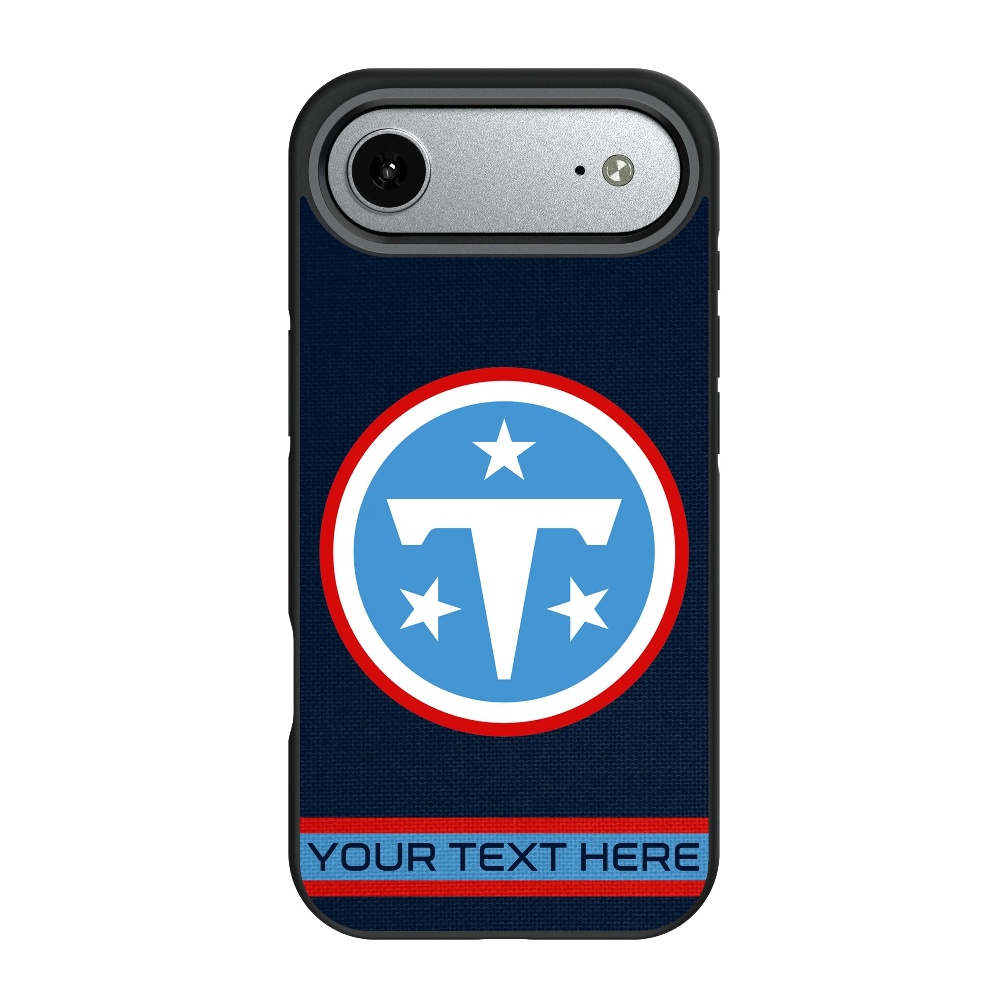 Tennessee Titans Personalized Stripe iPhone Bump Phone Case for Apple iPhone#Device_iPhone Air