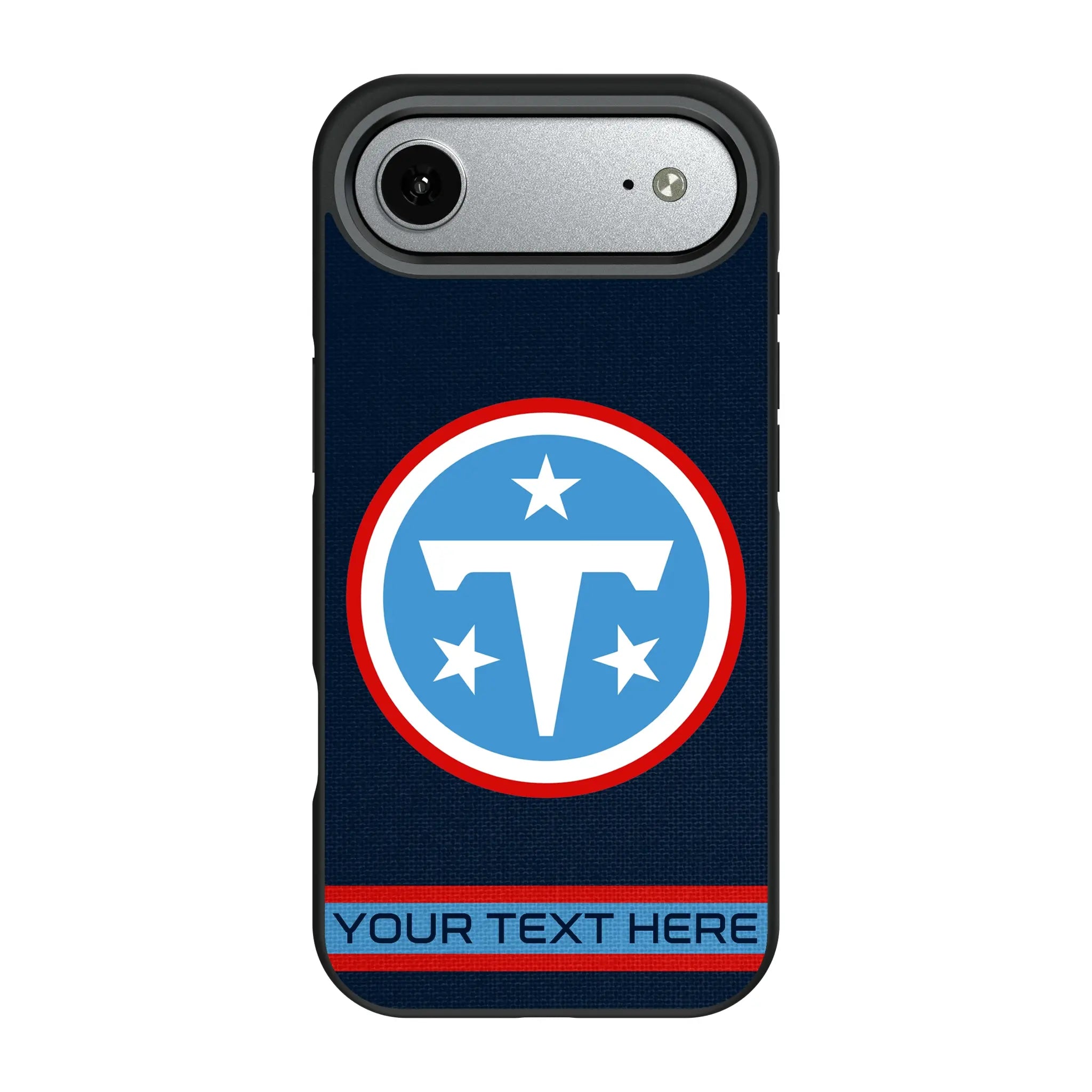 Tennessee Titans Personalized Stripe iPhone Bump Phone Case for Apple iPhone#Device_iPhone Air