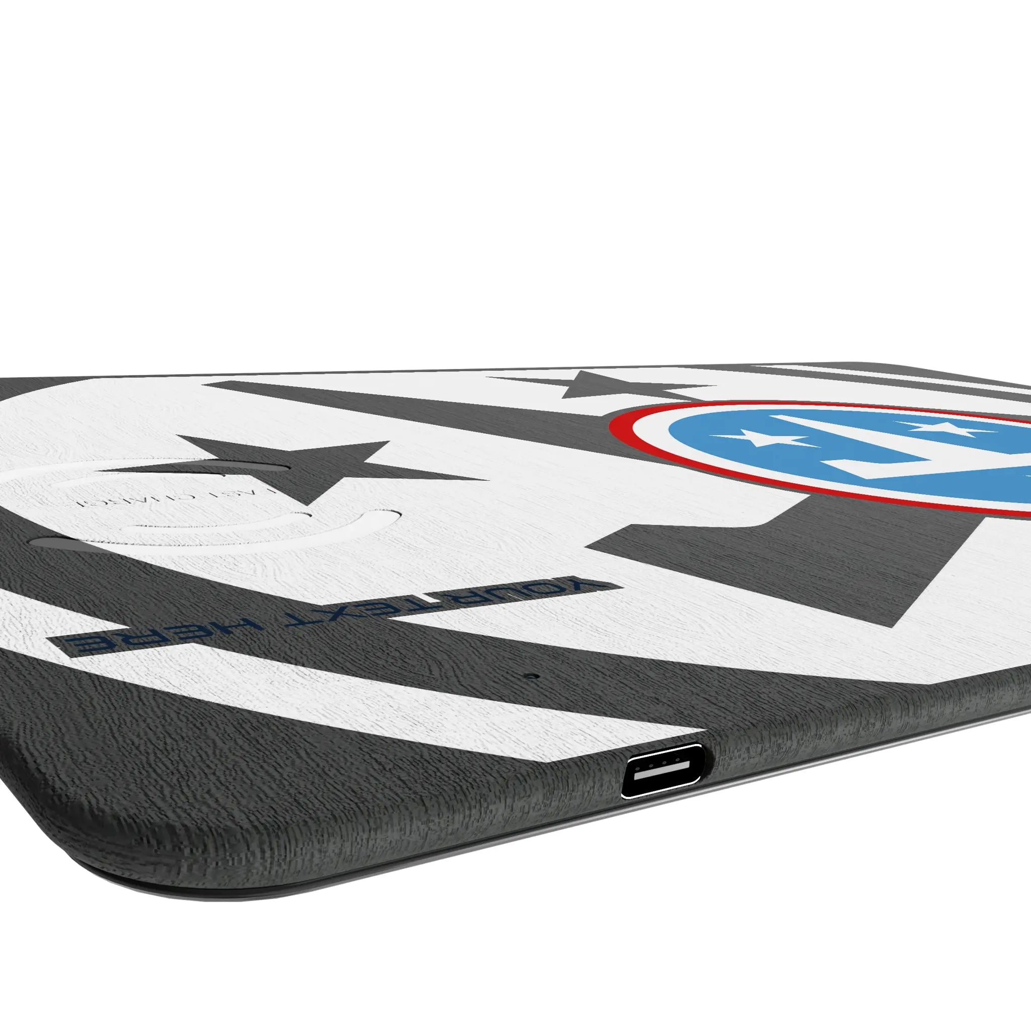 Tennessee Titans Personalized Tilt 15-Watt Wireless Charger and Mouse Pad
