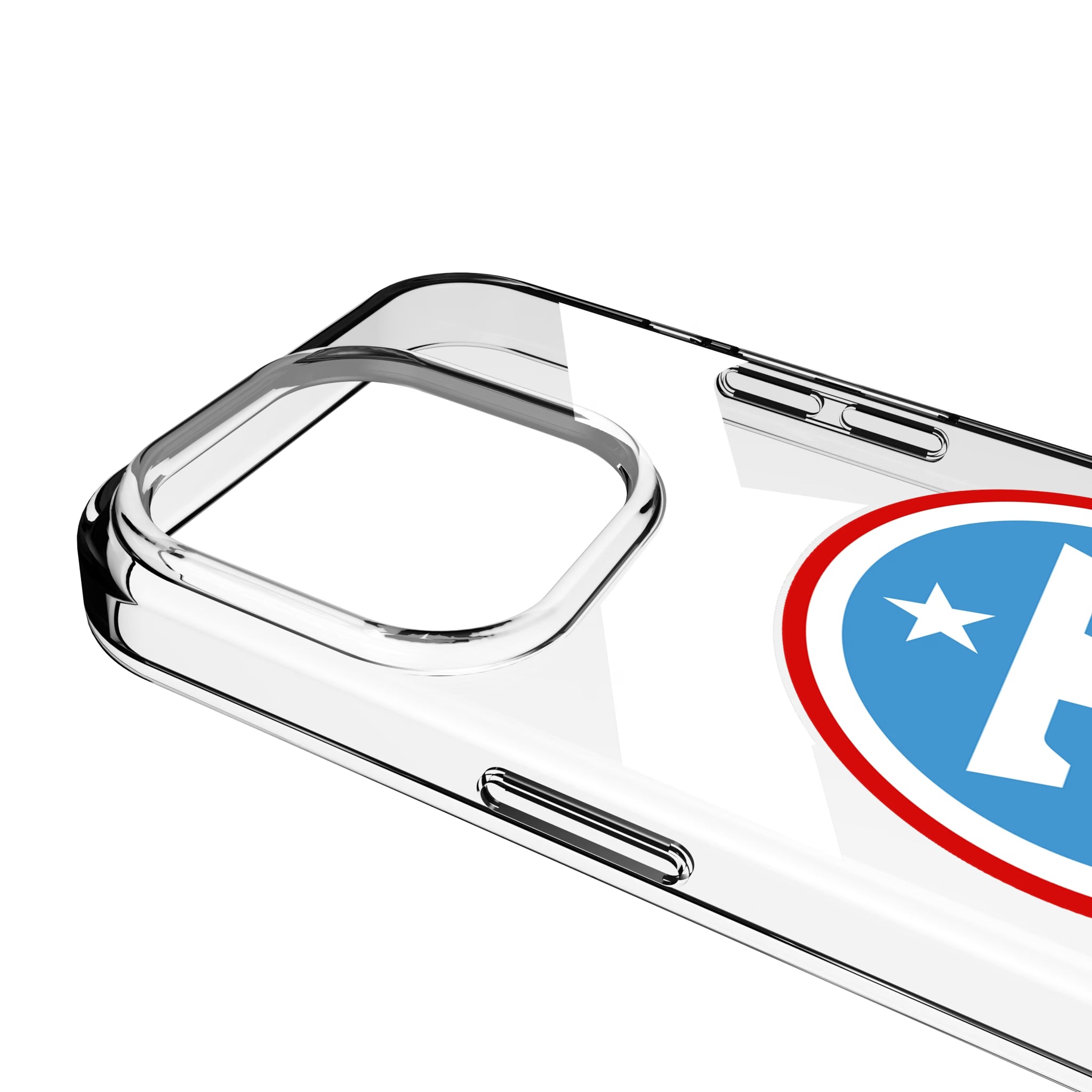 Tennessee Titans Personalized Tilt iPhone Clear Phone Case for Apple iPhone - Detail