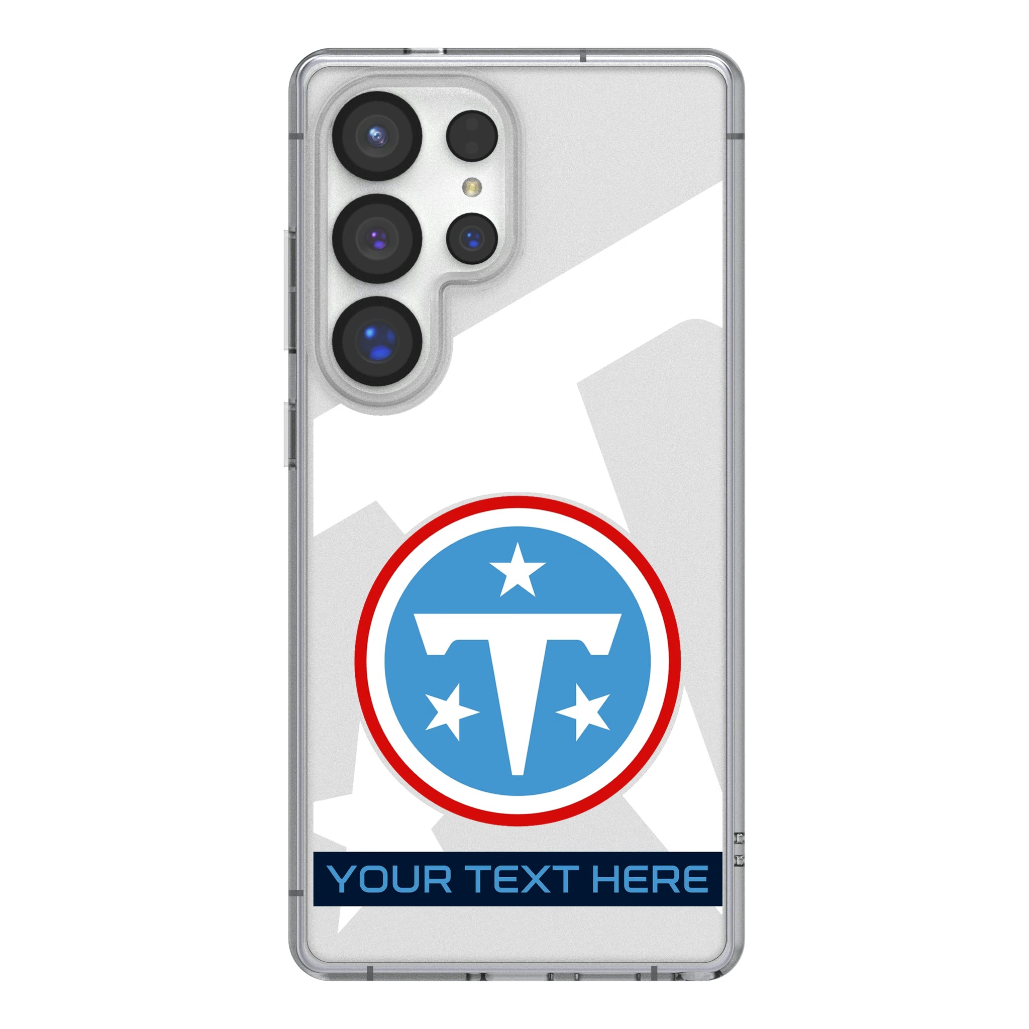 Tennessee Titans Personalized Tilt Galaxy Clear Phone Case for Samsung Galaxy