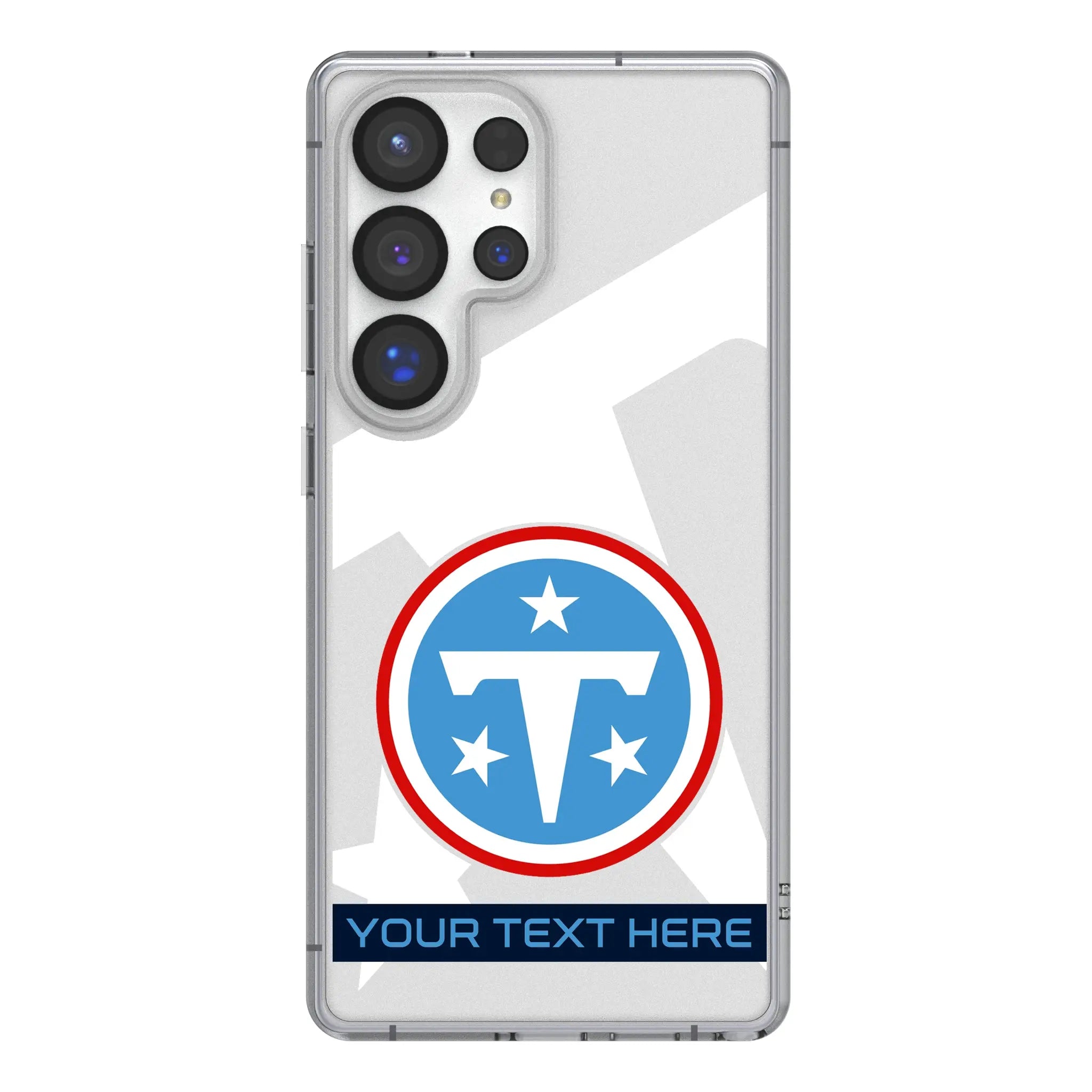 Tennessee Titans Personalized Tilt Galaxy Clear Phone Case for Samsung Galaxy#Device_Galaxy S25 Ultra
