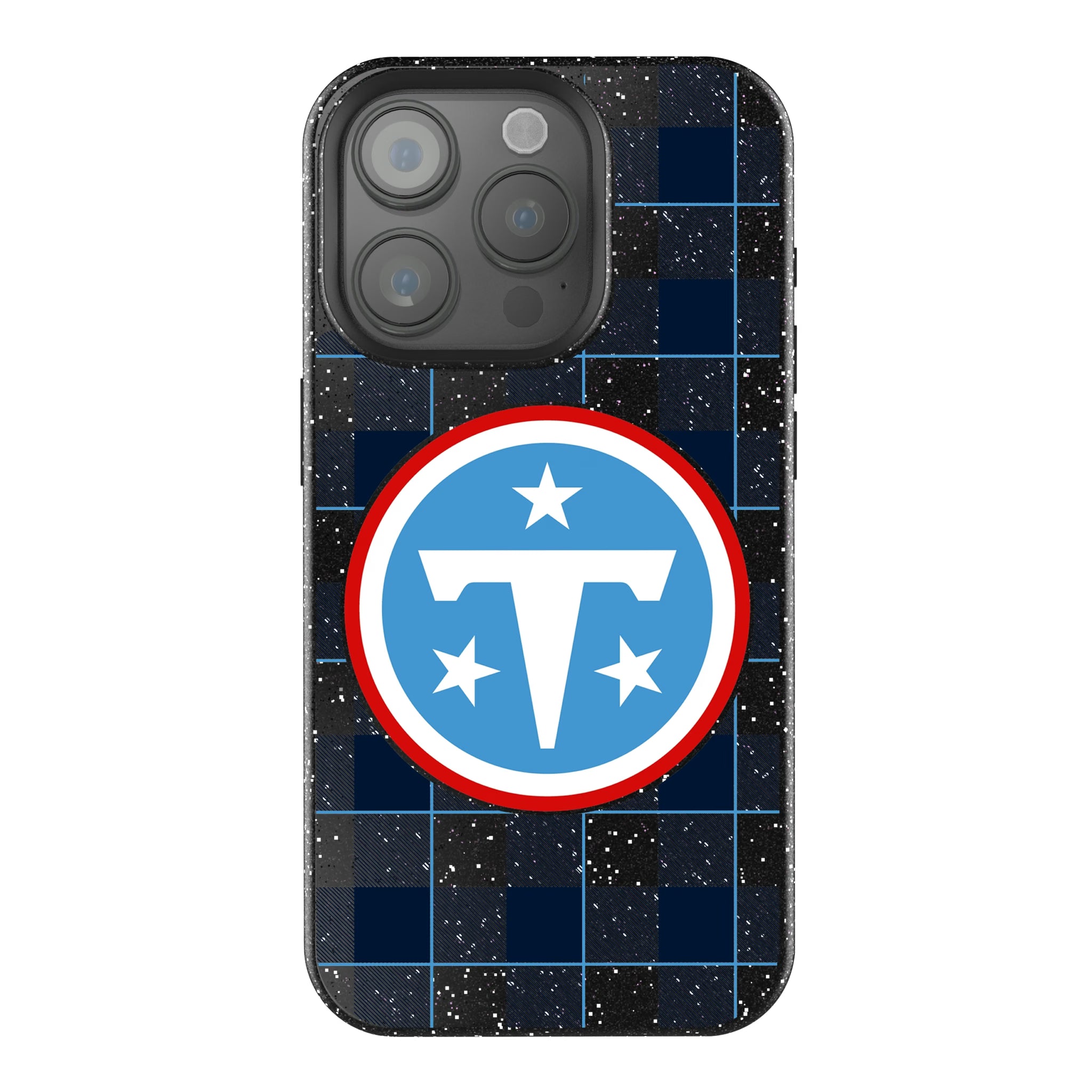 Tennessee Titans Plaid iPhone Bling Phone Case for Apple iPhone