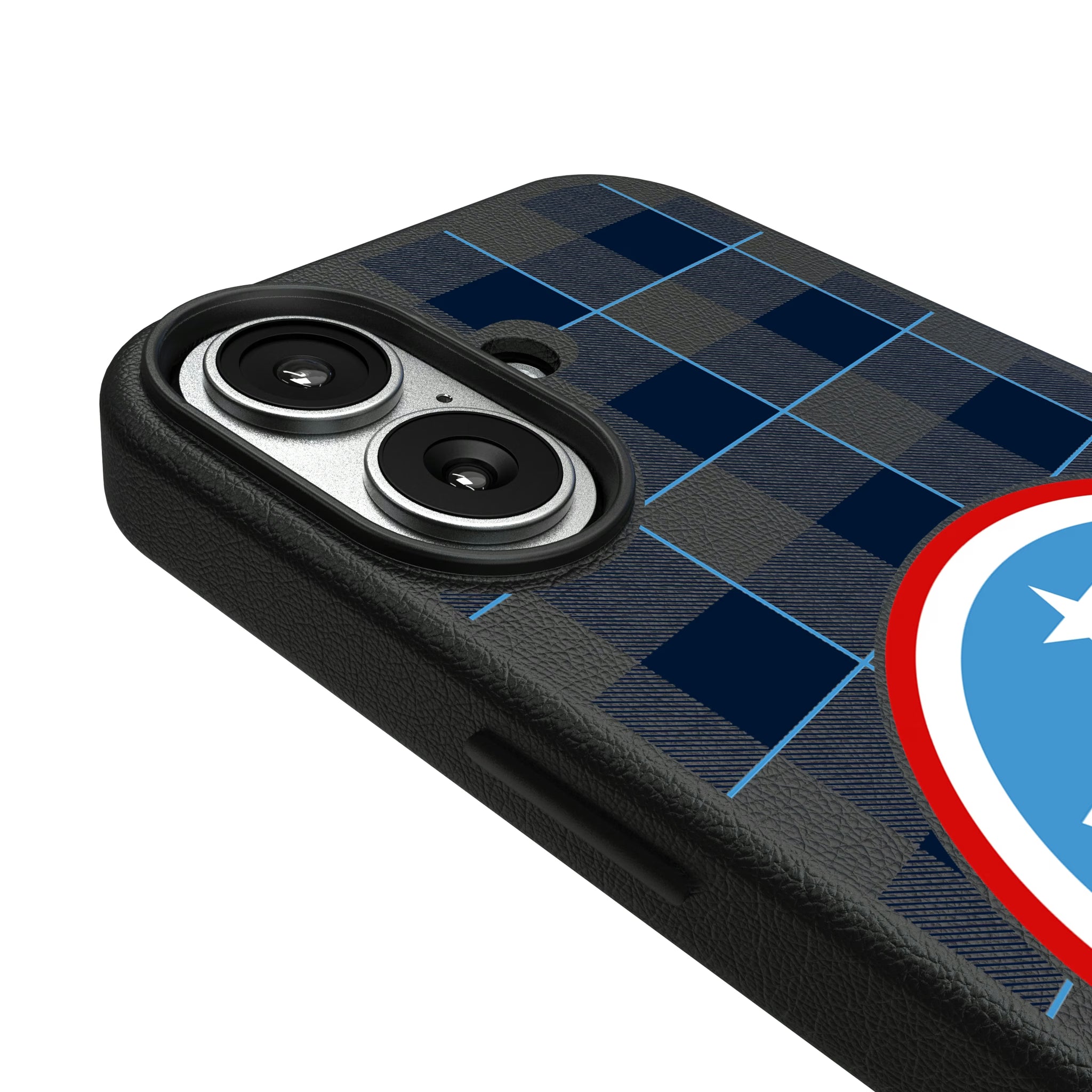 Tennessee Titans Plaid iPhone MagSafe Compatible Phone Case for Apple iPhone - Detail#Device_iPhone 17