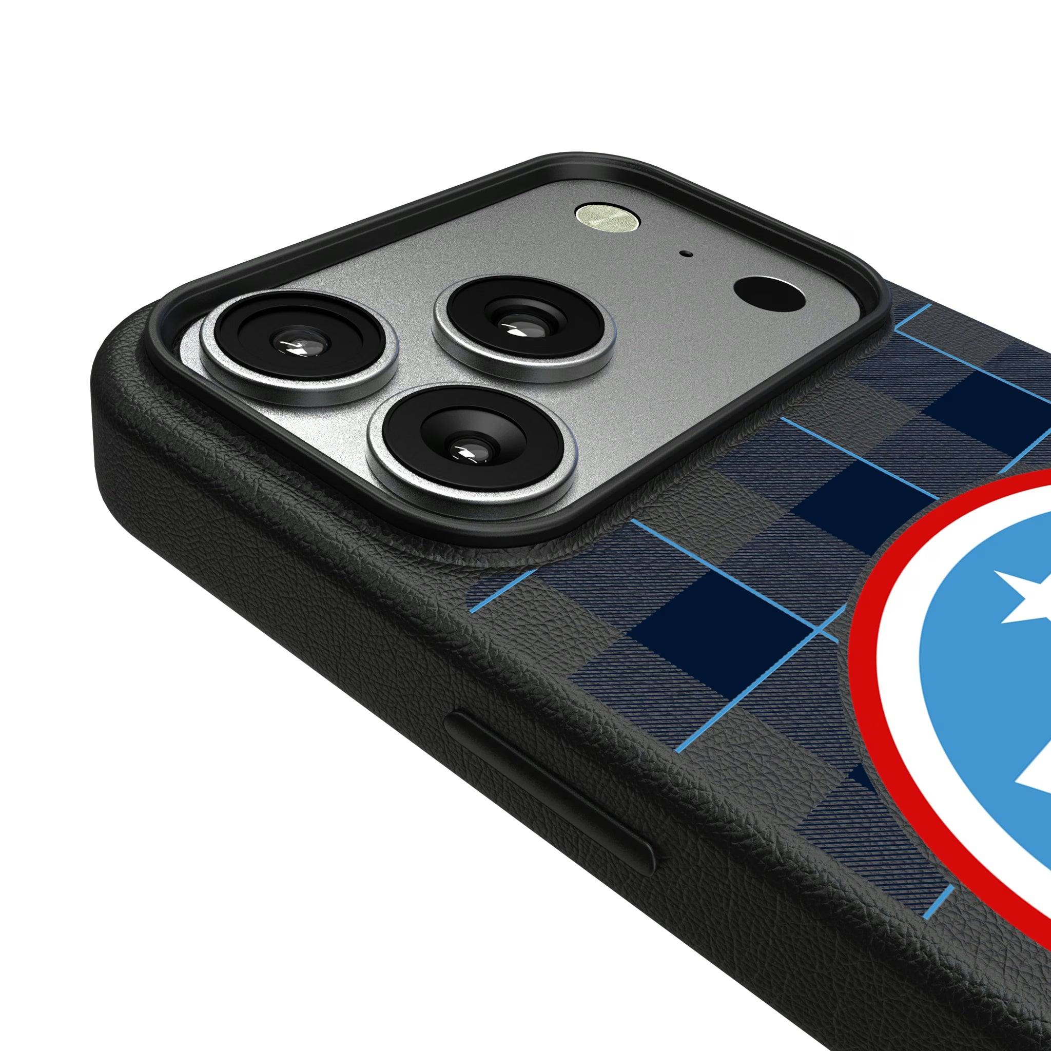 Tennessee Titans Plaid iPhone MagSafe Compatible Phone Case for Apple iPhone - Detail#Device_iPhone 17 Pro