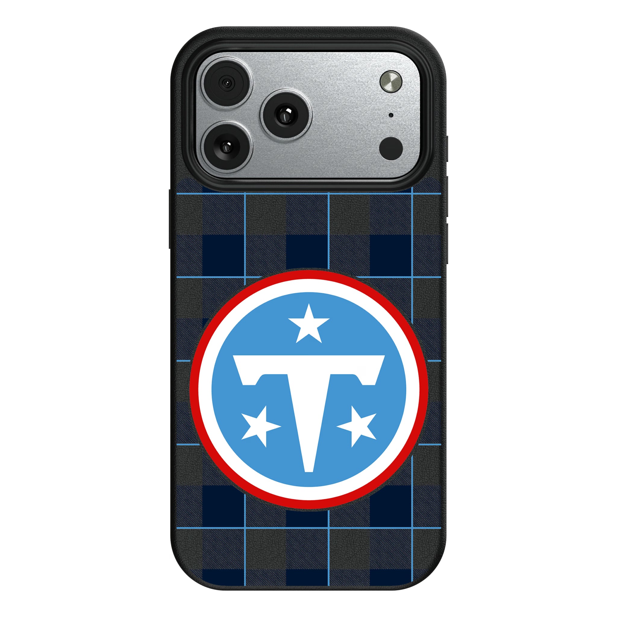 Tennessee Titans Plaid iPhone MagSafe Compatible Phone Case for Apple iPhone#Device_iPhone 17 Pro Max