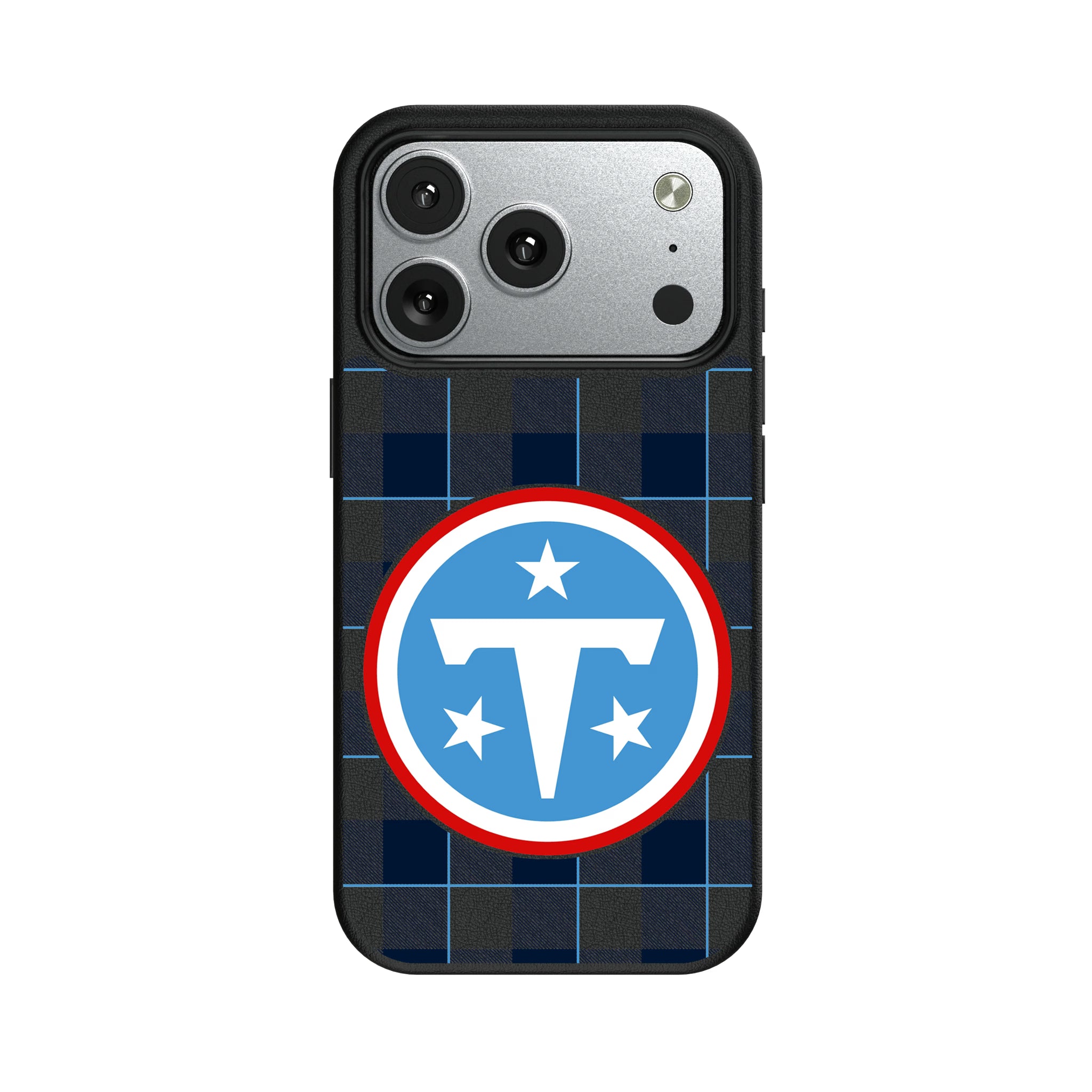 Tennessee Titans Plaid iPhone MagSafe Compatible Phone Case for Apple iPhone#Device_iPhone 17 Pro