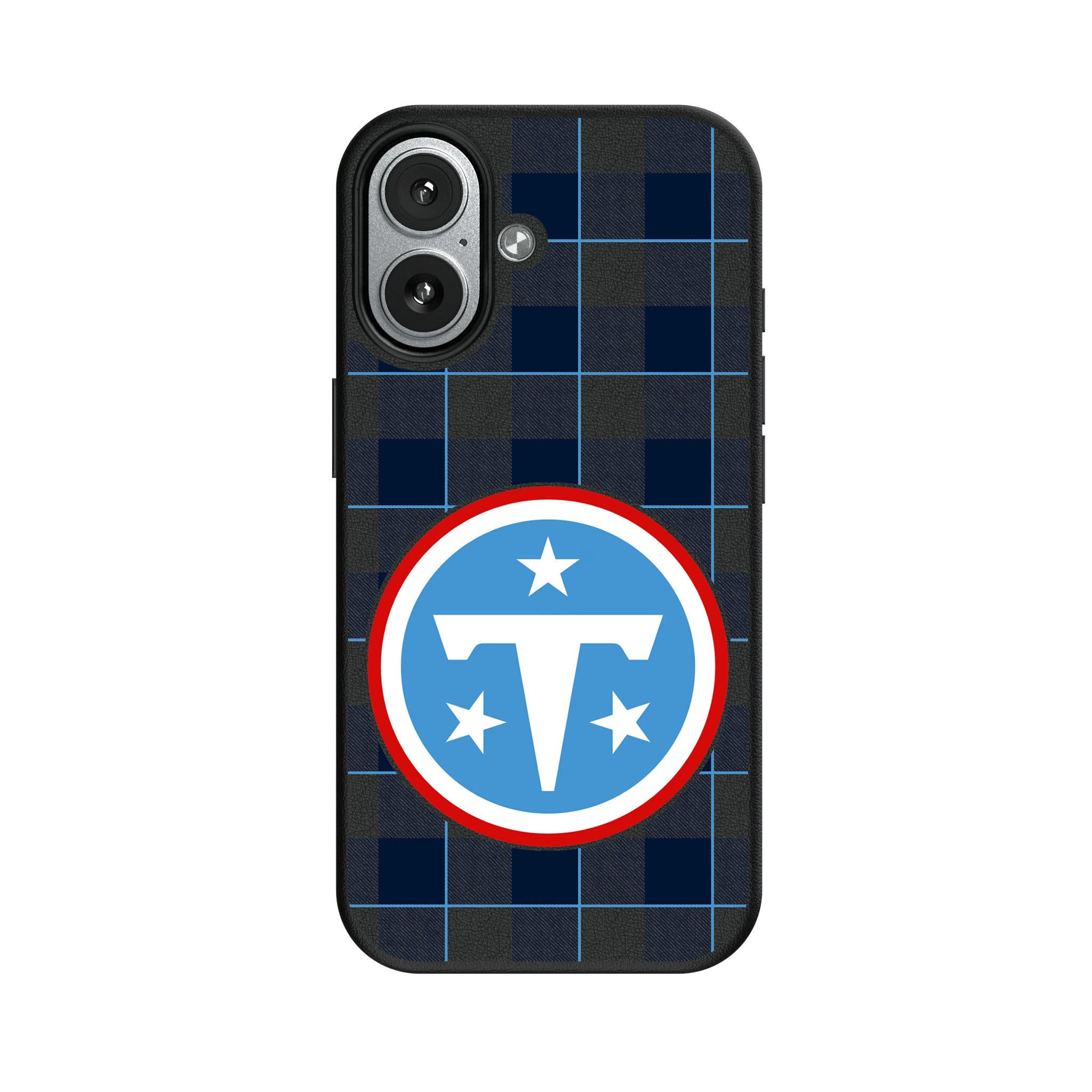 Tennessee Titans Plaid iPhone MagSafe Compatible Phone Case for Apple iPhone#Device_iPhone 17