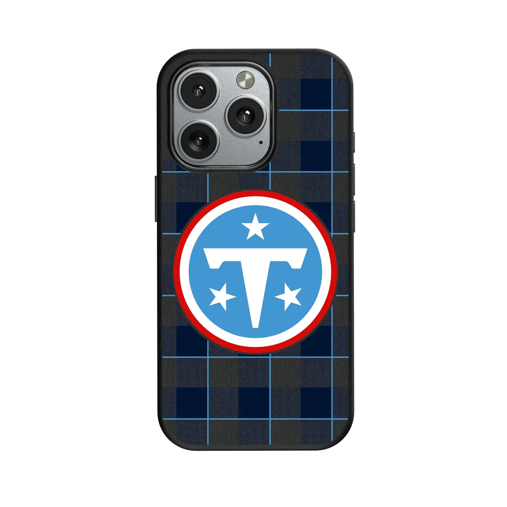 Tennessee Titans Plaid iPhone MagSafe Compatible Phone Case for Apple iPhone