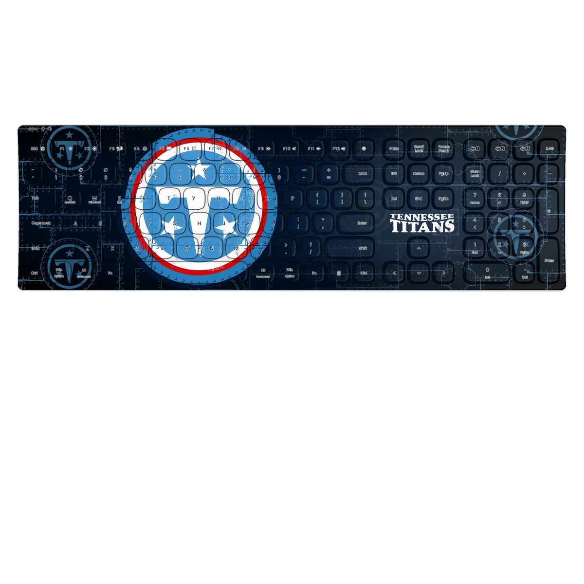 Tennessee Titans Rivet KKB605 Curved Wireless Keyboard