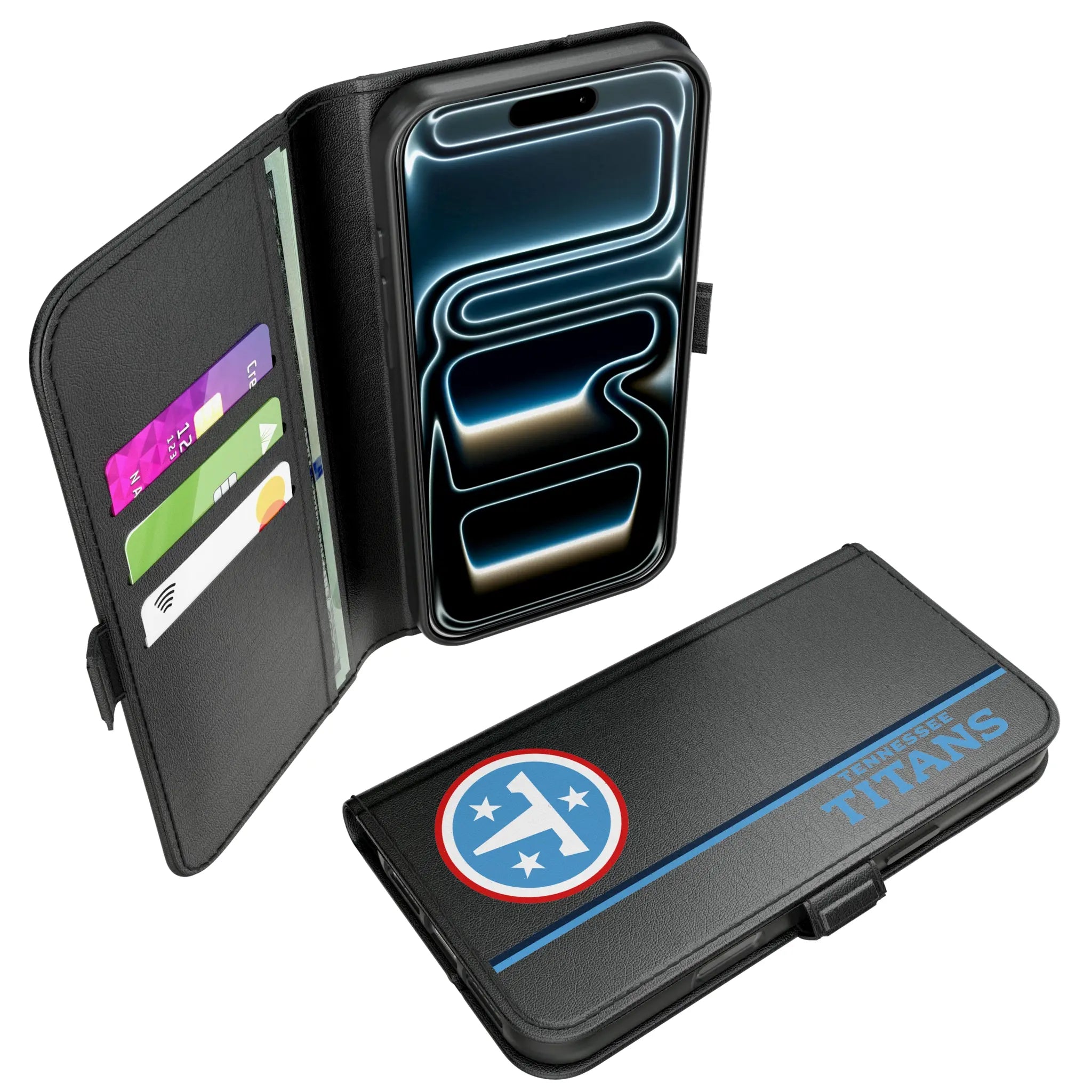 Tennessee Titans Sidebar iPhone Folio Phone Case for Apple iPhone#Device_iPhone 17 Pro Max
