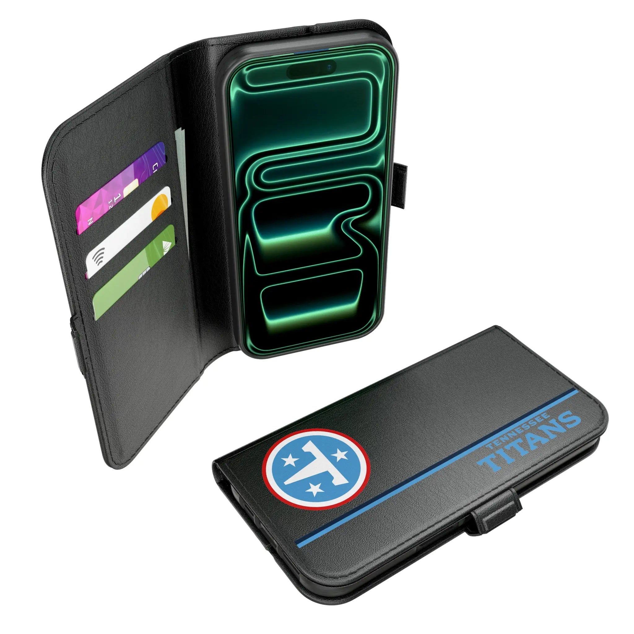 Tennessee Titans Sidebar iPhone Folio Phone Case for Apple iPhone#Device_iPhone 17