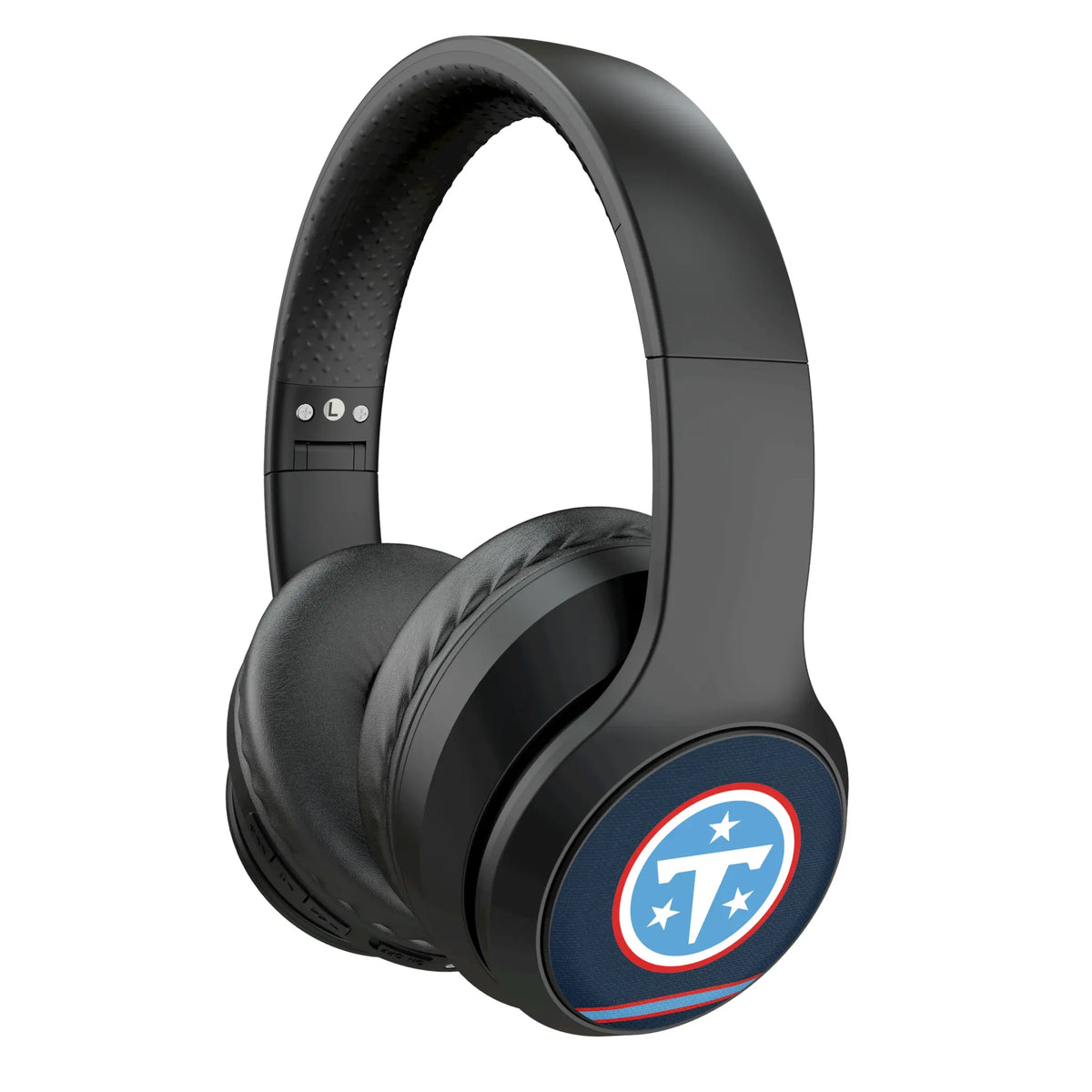 Tennessee Titans Stripe Wireless Over-Ear Headphones With Case
