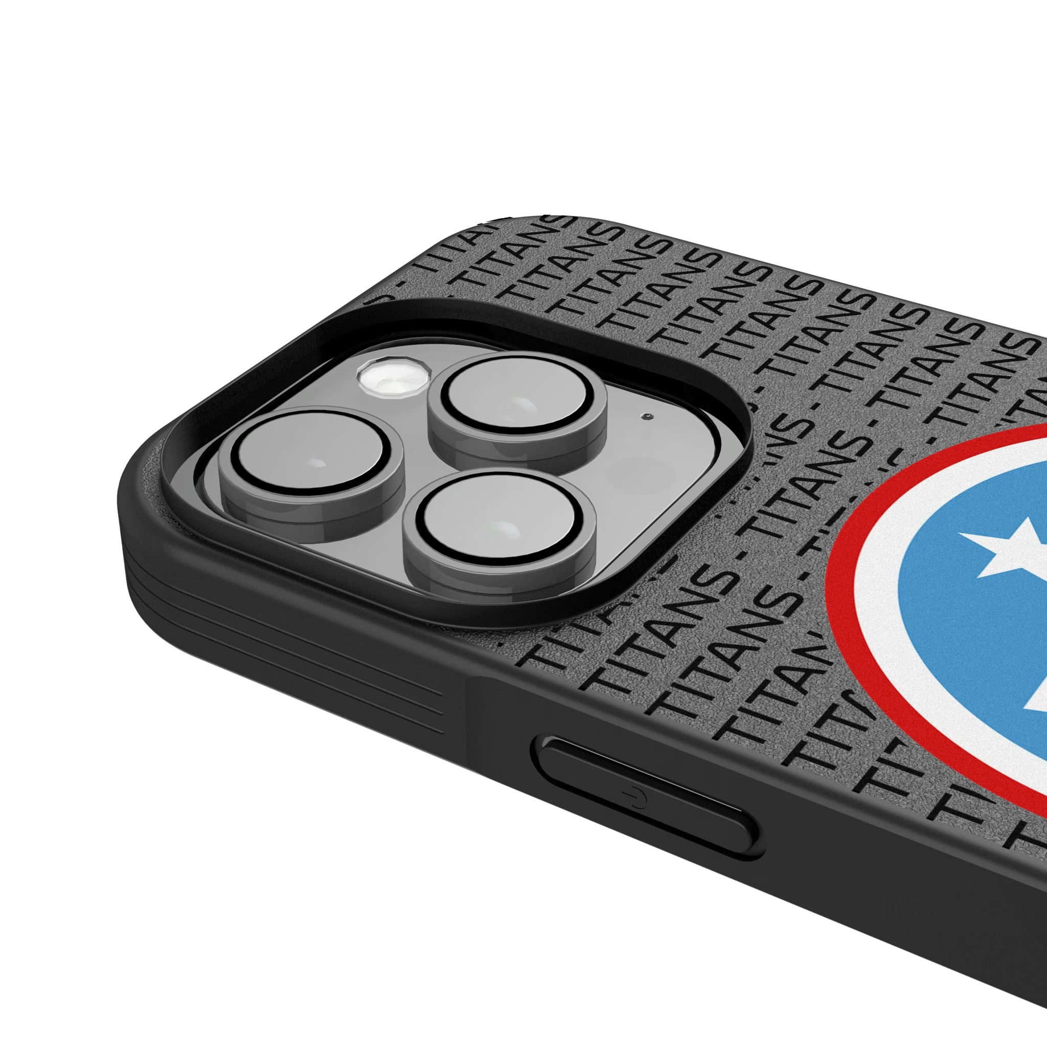 Tennessee Titans Text Backdrop iPhone Bump Phone Case for Apple iPhone - Detail