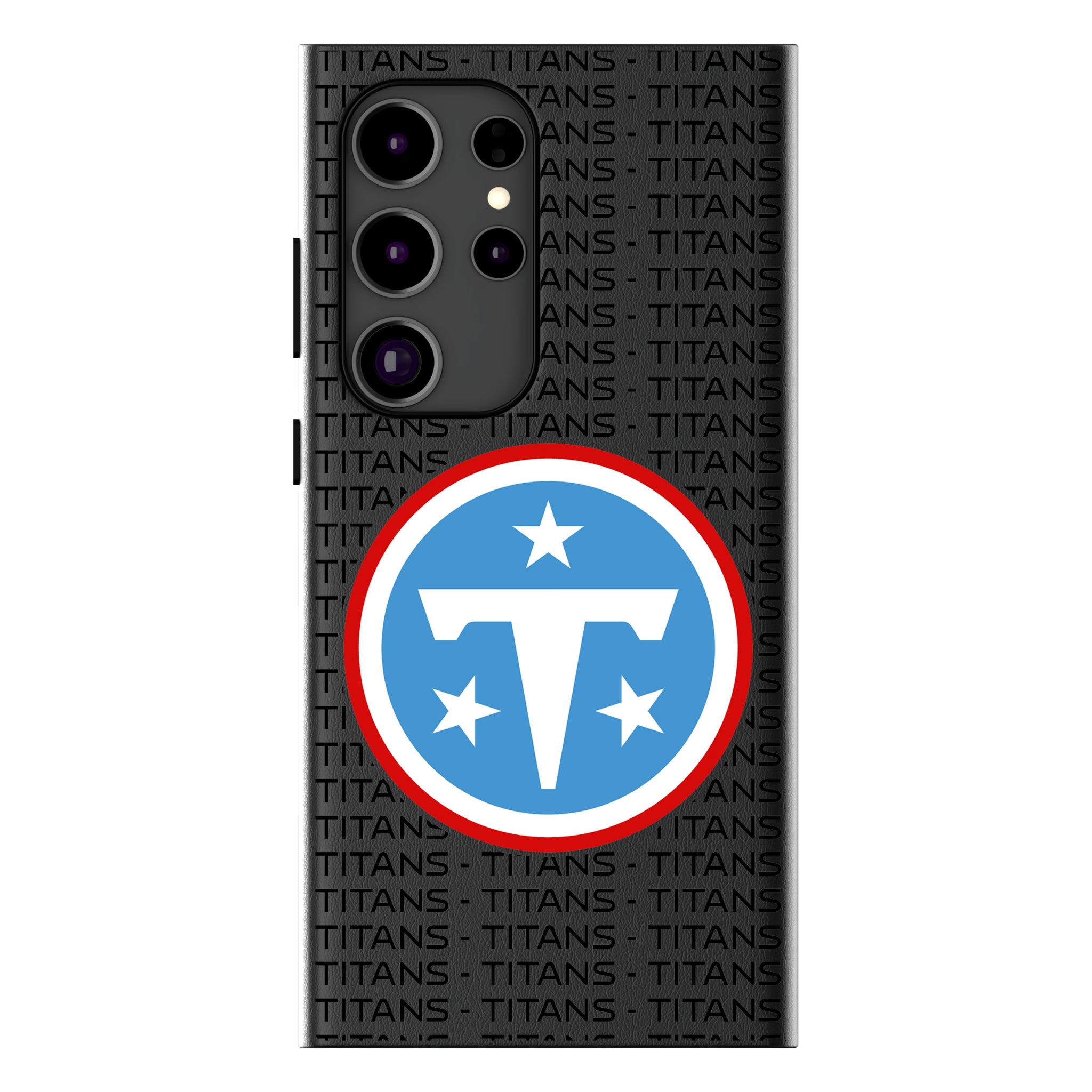 Tennessee Titans Text Backdrop Galaxy MagSafe Compatible Phone Case for Samsung Galaxy
