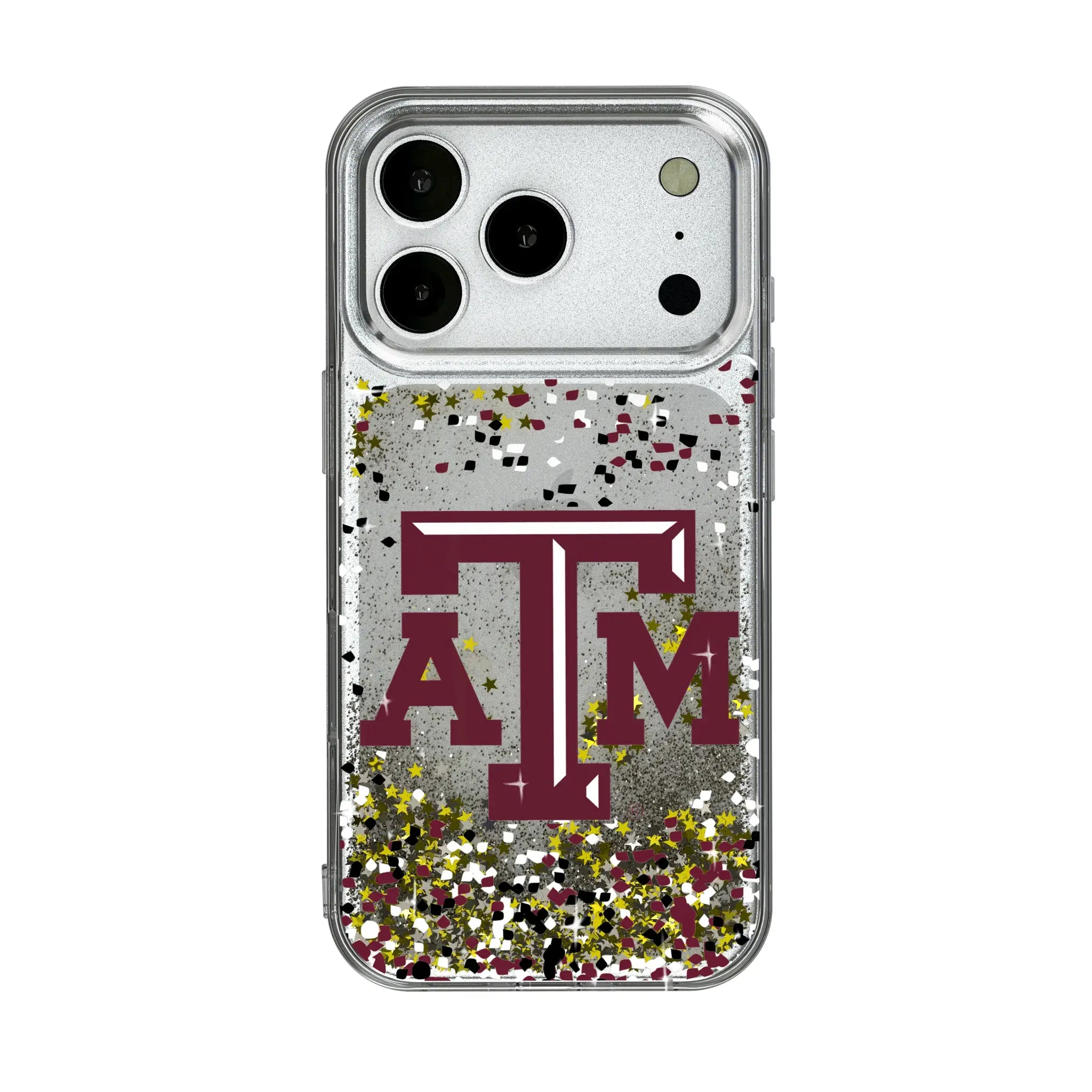 Texas A&M University Aggies Confetti iPhone Glitter Phone Case for Apple iPhone