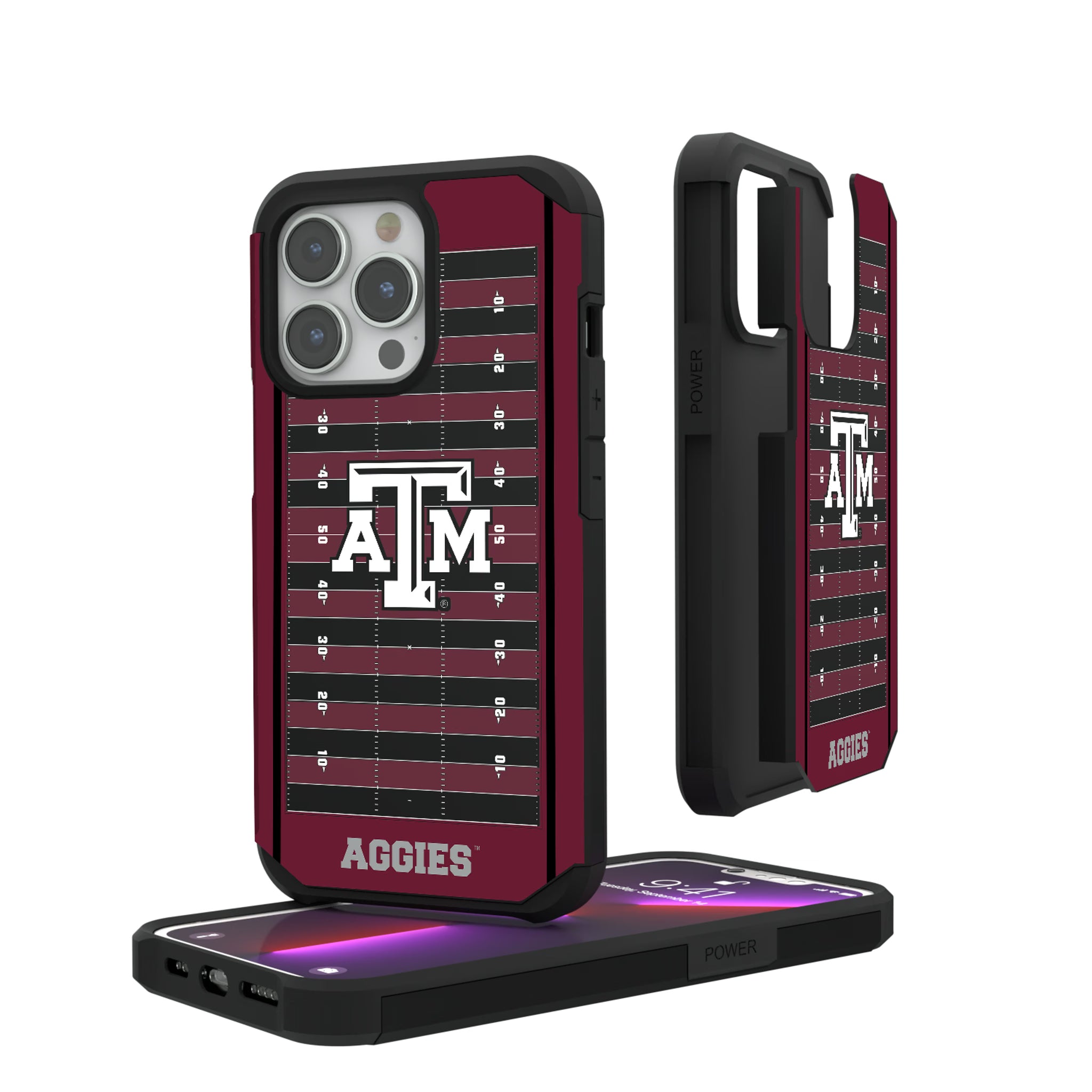 Texas A&M University Aggies Field iPhone Rugged Phone Case for Apple iPhone