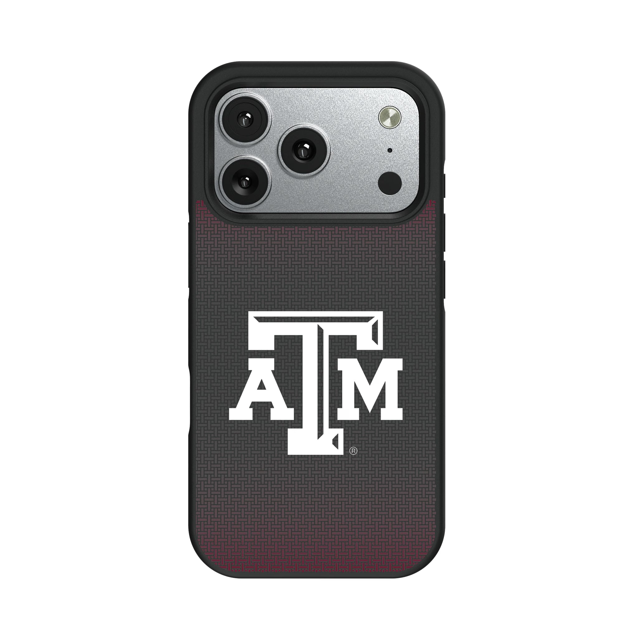 Texas A&M University Aggies Linen iPhone Bump Phone Case for Apple iPhone#Device_iPhone 17 Pro