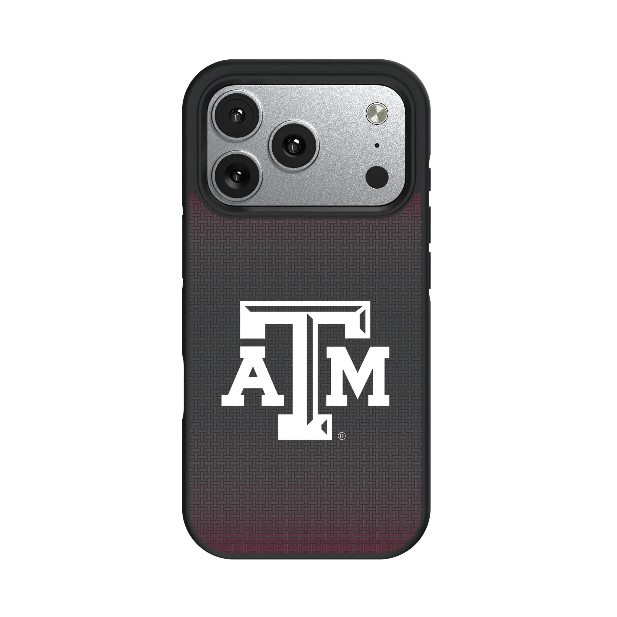 Texas A&M University Aggies Linen iPhone Bump Phone Case for Apple iPhone#Device_iPhone 17 Pro