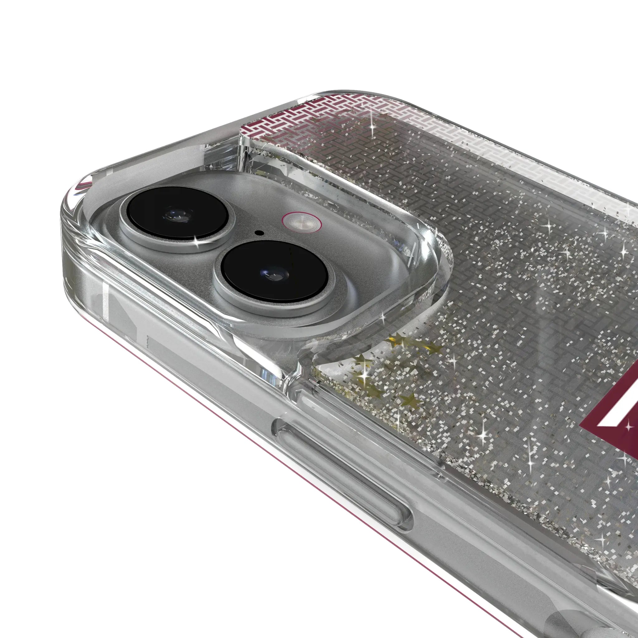 Texas A&M University Aggies Linen iPhone Glitter Phone Case for Apple iPhone - Detail