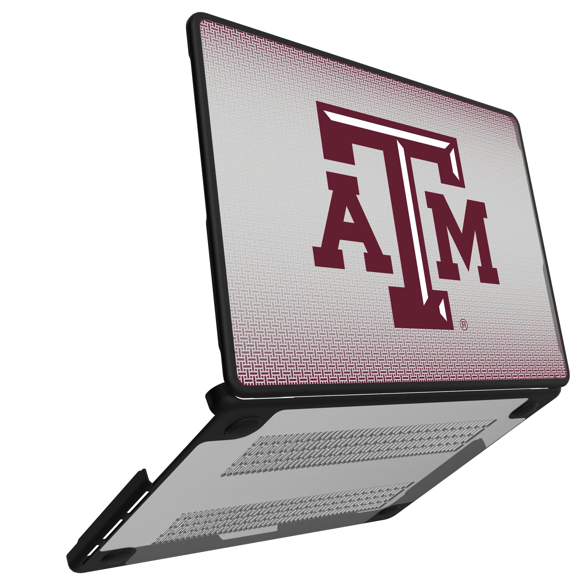 Texas A&M University Aggies Linen MacBook Laptop Case for Apple MacBook#Device_MacBook Pro (14-inch, 2021) / MacBook Pro (14-inch, 2023) / MacBook Pro (14-inch, 2024)