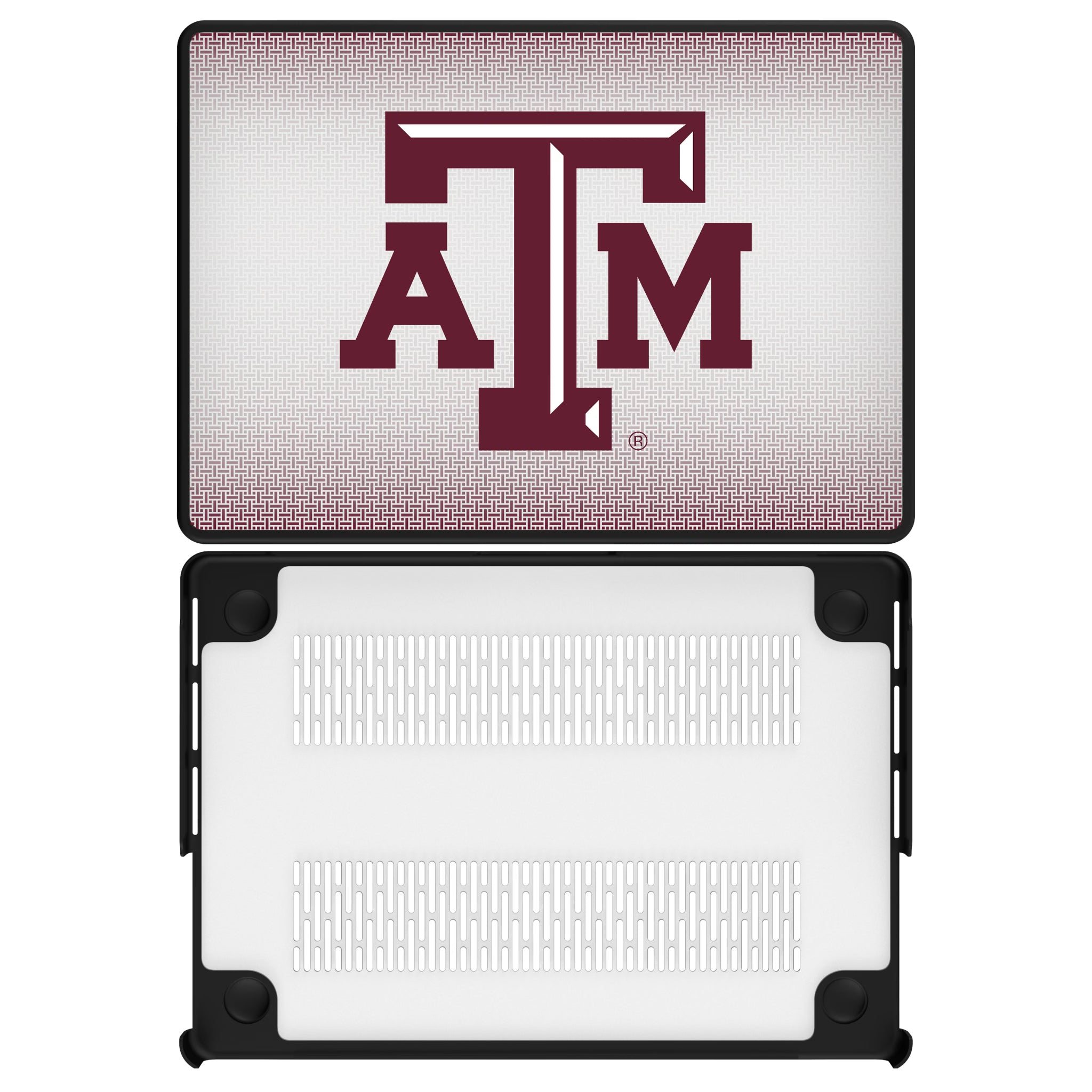 Texas A&M University Aggies Linen MacBook Laptop Case for Apple MacBook#Device_MacBook Pro (14-inch, 2021) / MacBook Pro (14-inch, 2023) / MacBook Pro (14-inch, 2024)