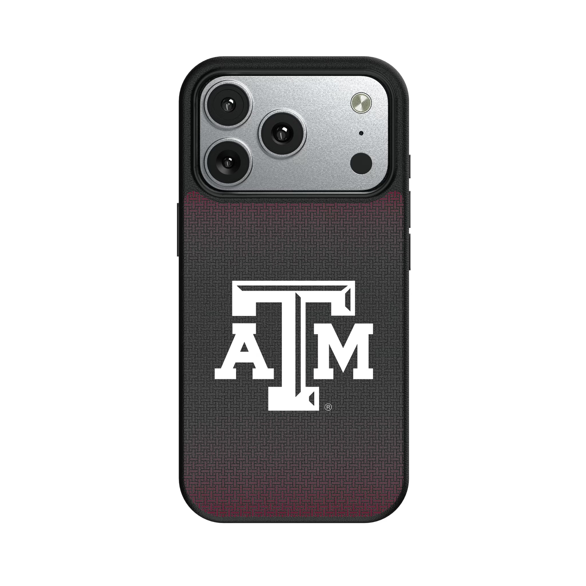 Texas A&M University Aggies Linen iPhone MagSafe Compatible Phone Case for Apple iPhone#Device_iPhone 17 Pro