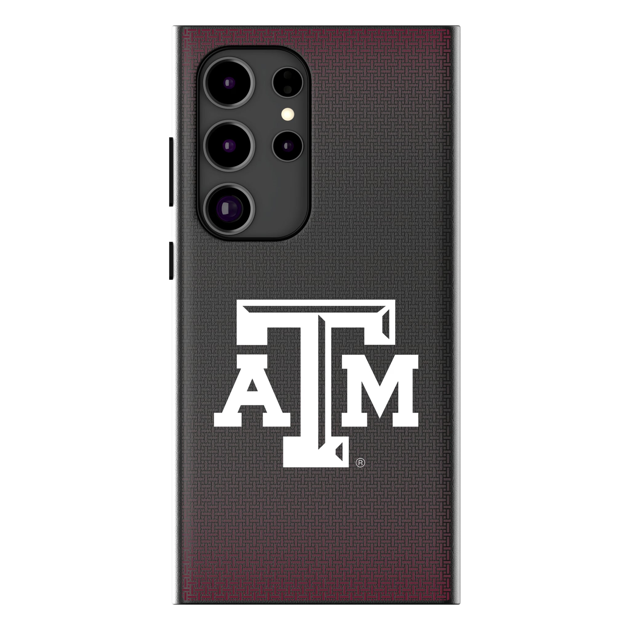 Texas A&M University Aggies Linen Galaxy MagSafe Compatible Phone Case for Samsung Galaxy