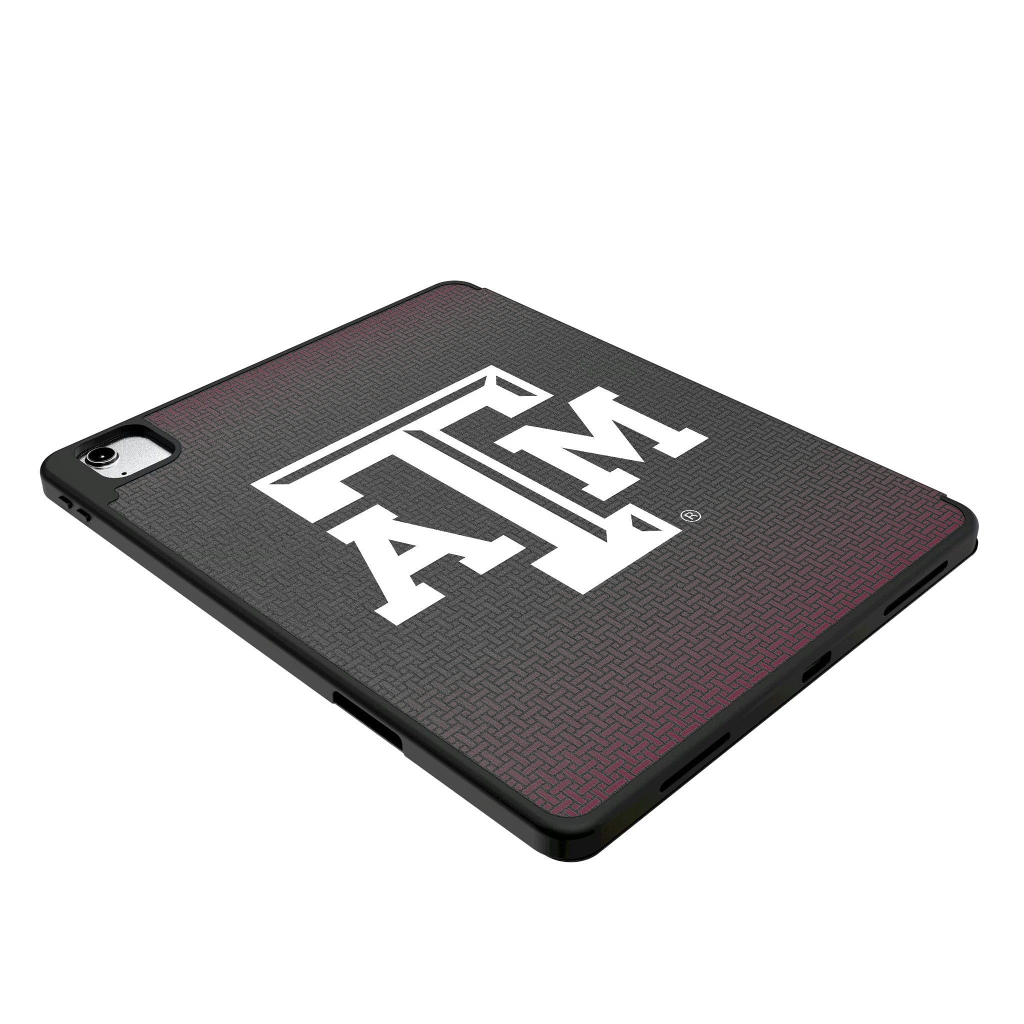 Texas A&M University Aggies Linen iPad Tablet Case for Apple iPad - Isometric View