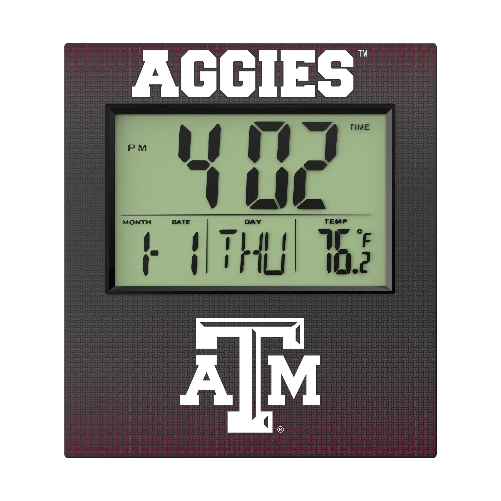 Texas A&M University Aggies Linen Wall Clock