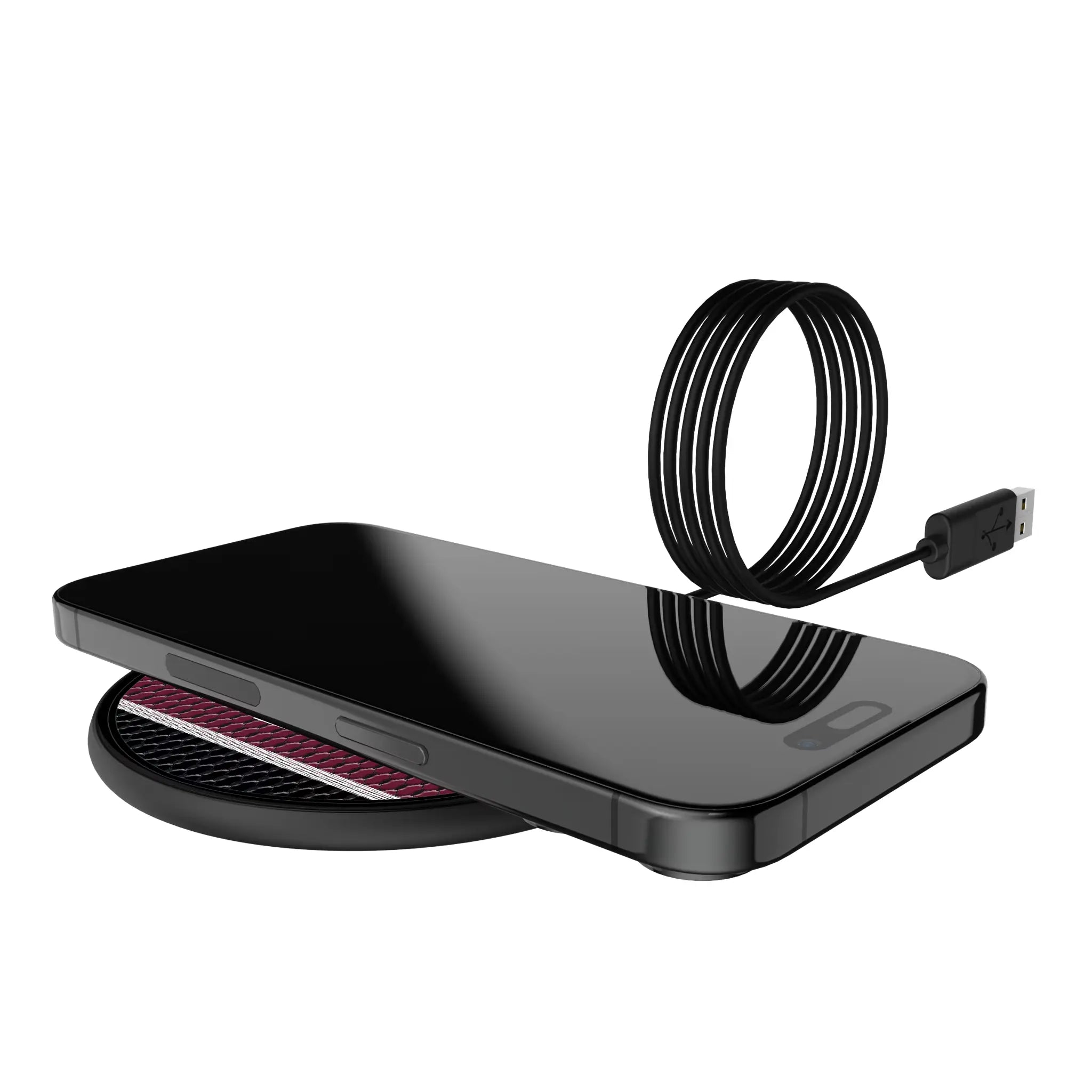 Texas A&M University Aggies Mesh 15-Watt Wireless Charger - Lifestyle