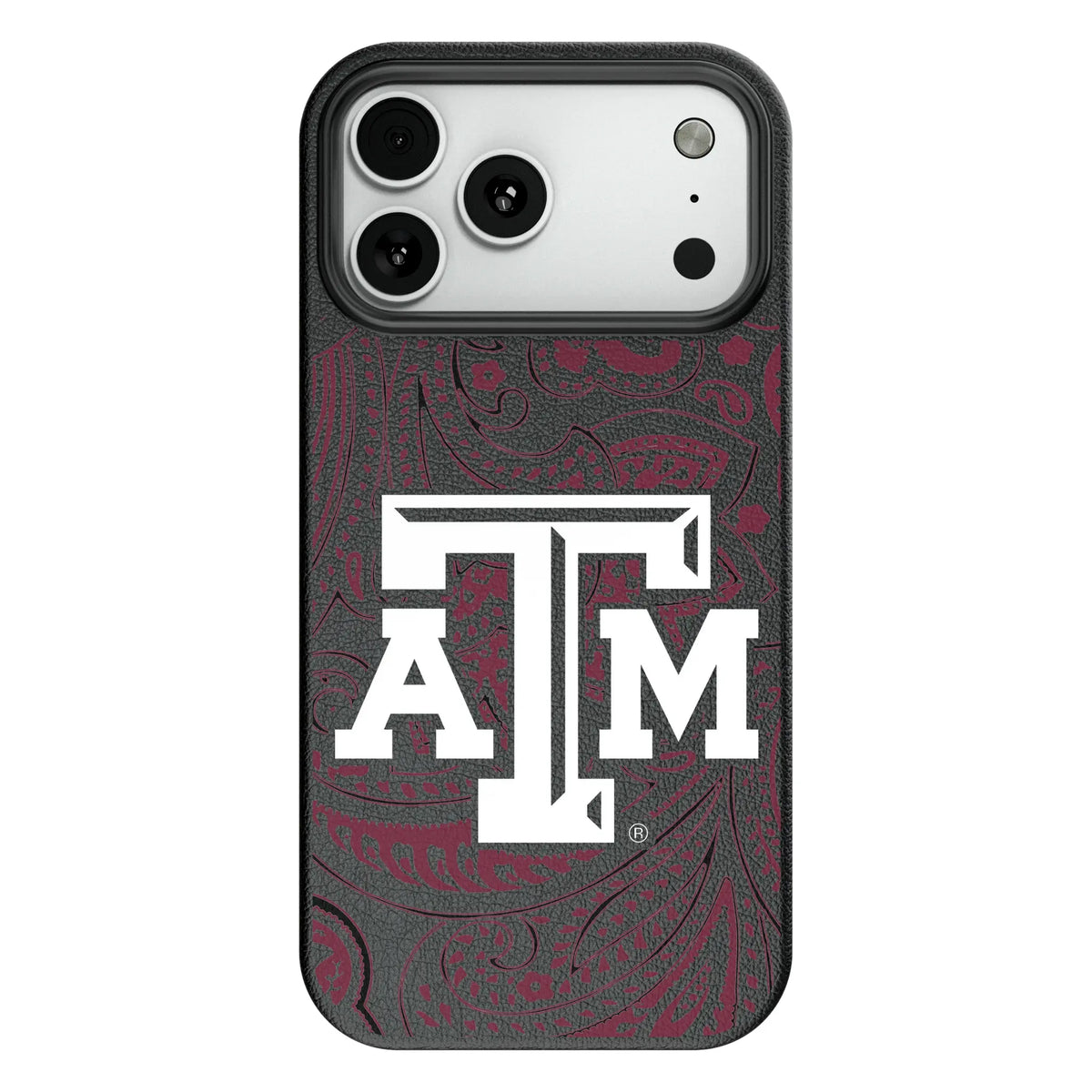 Texas A&M University Aggies Paisley MagSafe Compatible Phone Case for Apple iPhone