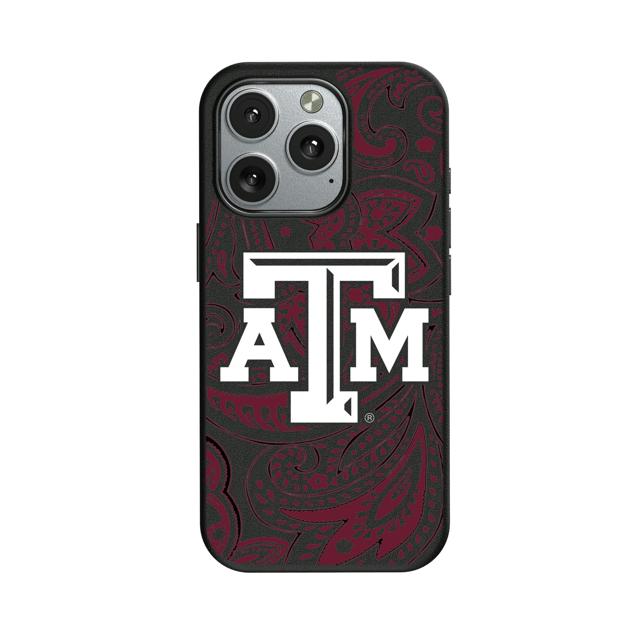 Texas A&M University Aggies Paisley iPhone MagSafe Compatible Phone Case for Apple iPhone