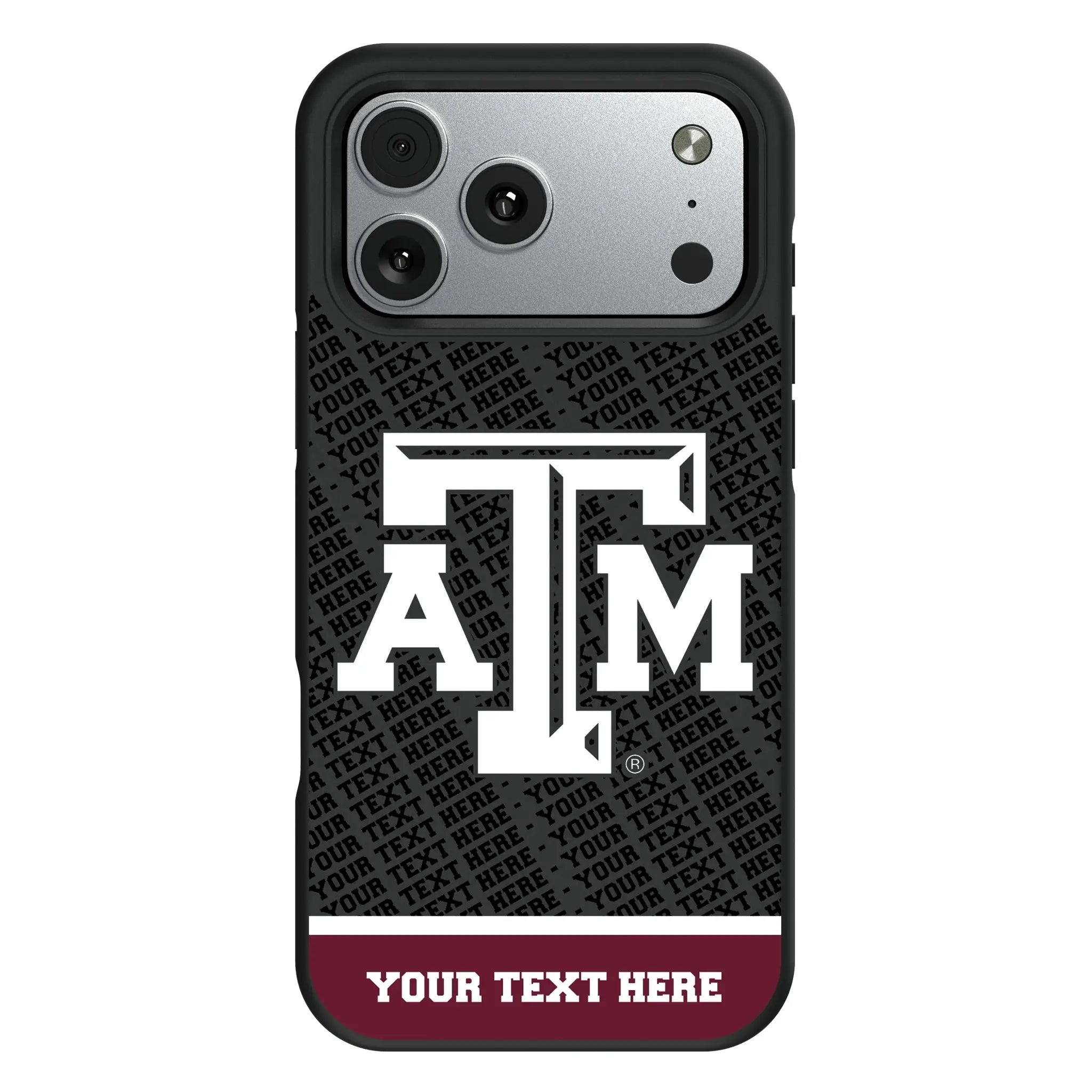 Texas A&M University Aggies Personalized EndZone Plus iPhone Bump Phone Case for Apple iPhone#Device_iPhone 17 Pro Max