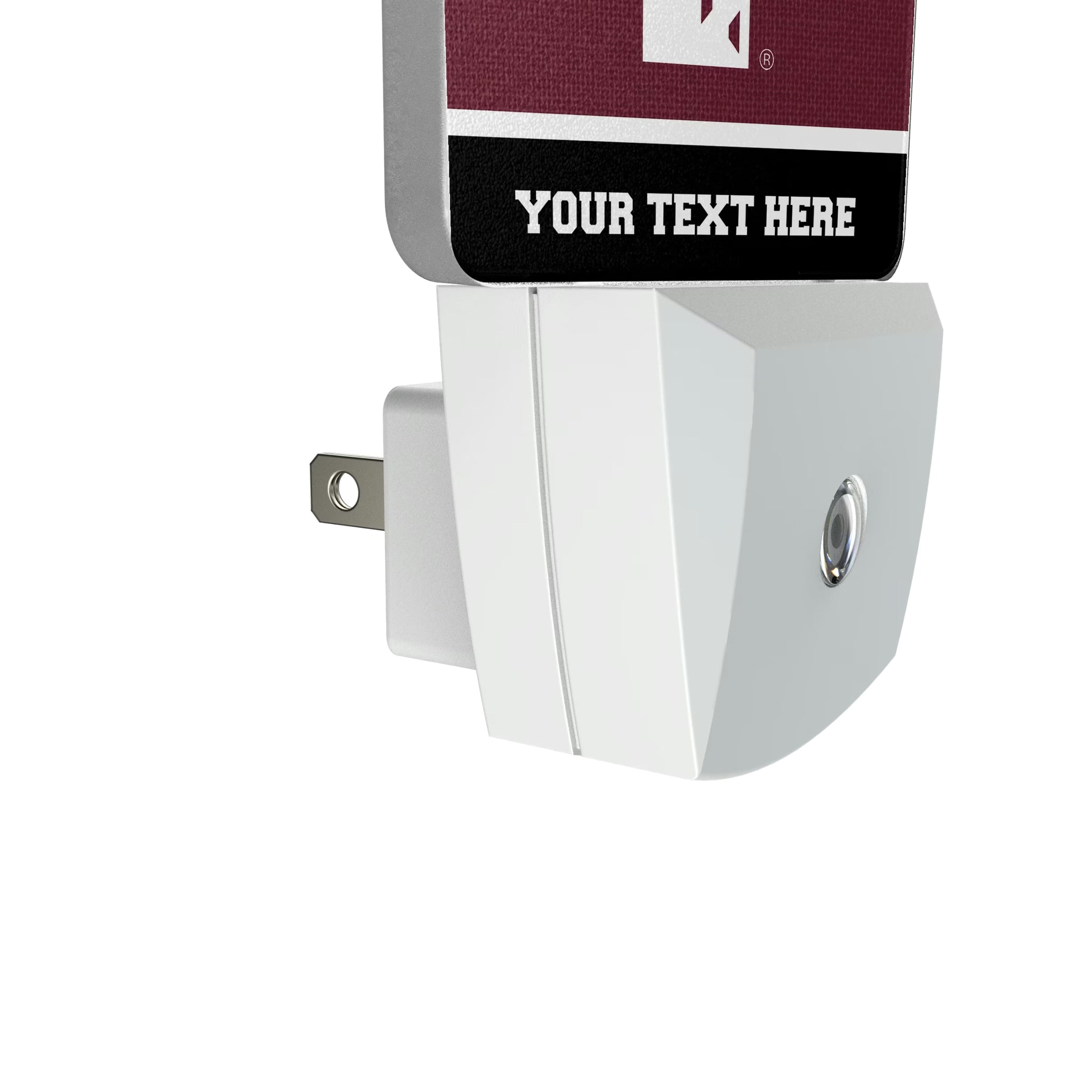Texas A&M University Aggies Personalized Endzone Solid Night Light 2-Pack - Detail