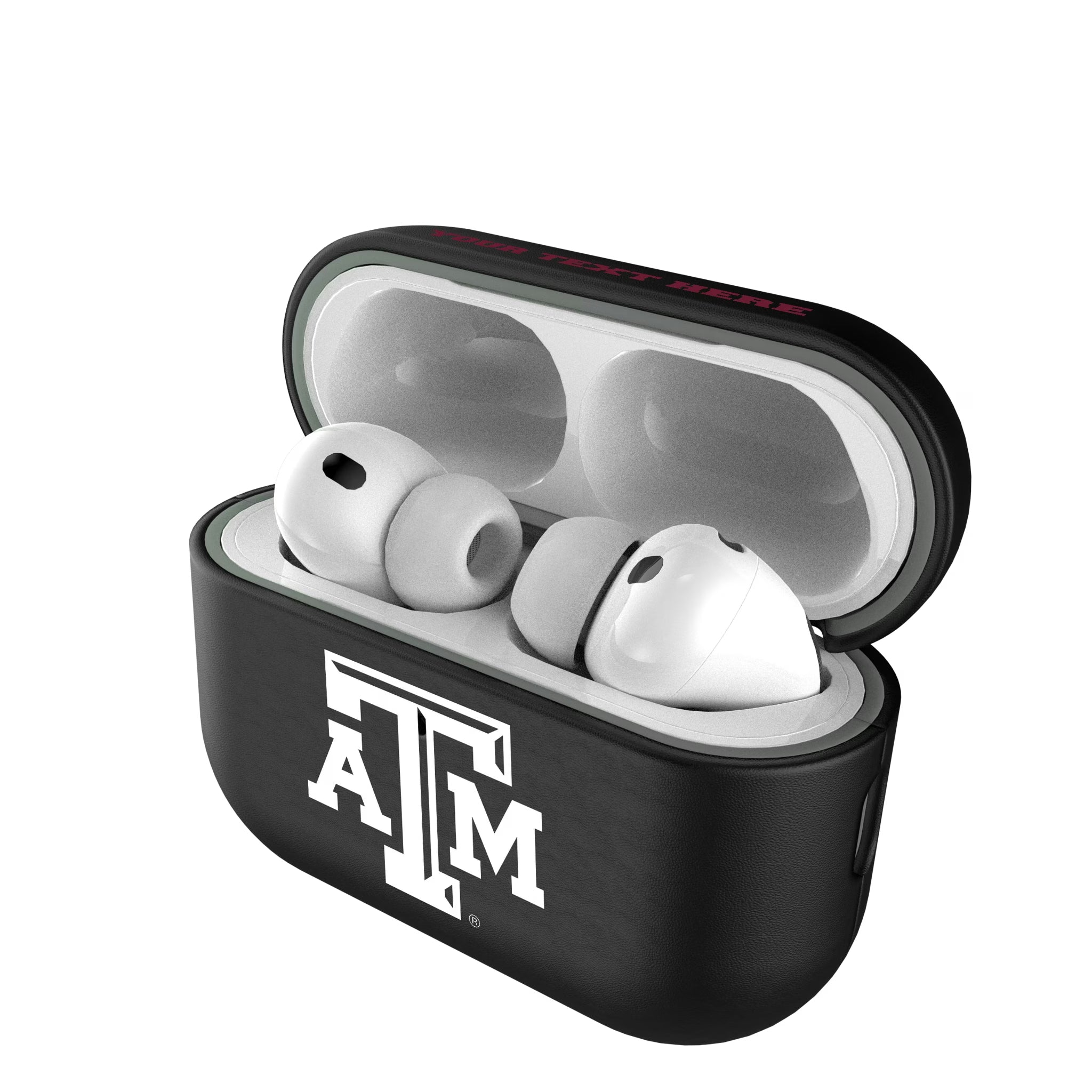 Texas A&M University Aggies Personalized Insignia AirPods AirPod Case Cover#Device_AirPods Pro 3