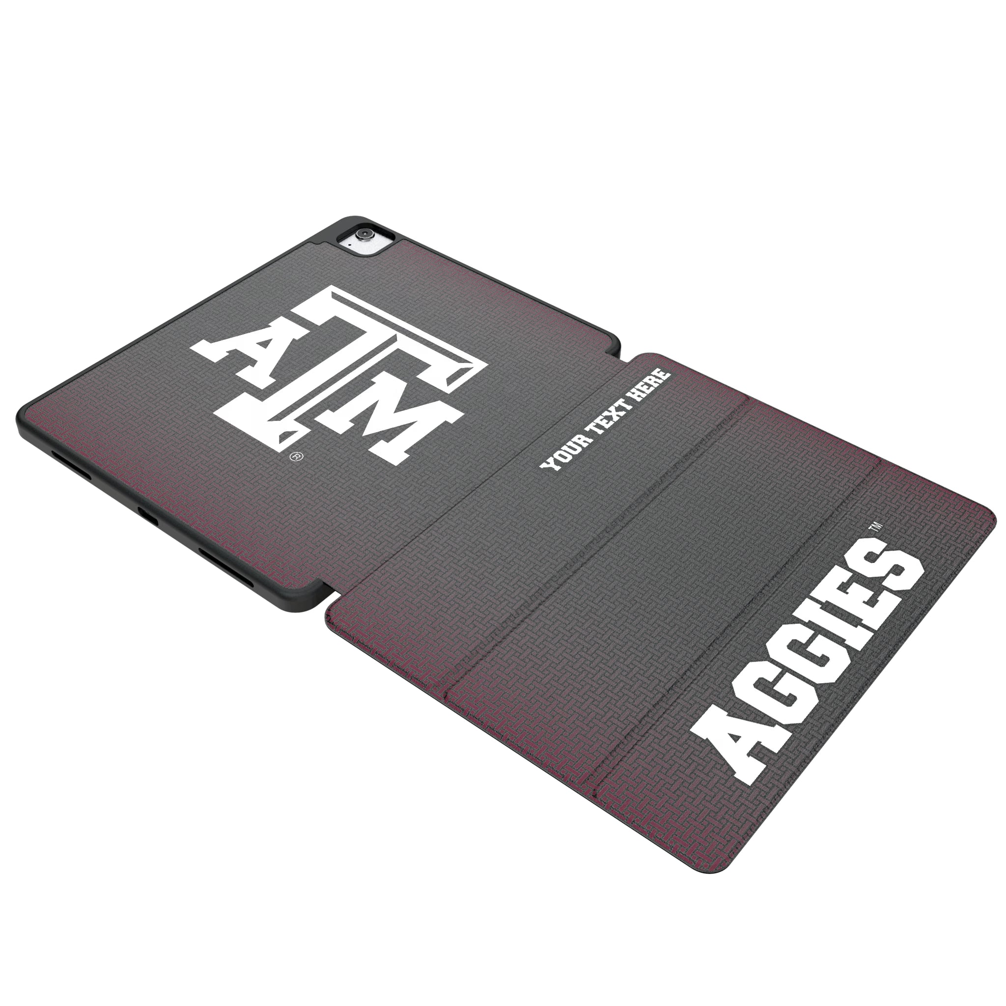 Texas A&M University Aggies Personalized Linen iPad Tablet Case for Apple iPad