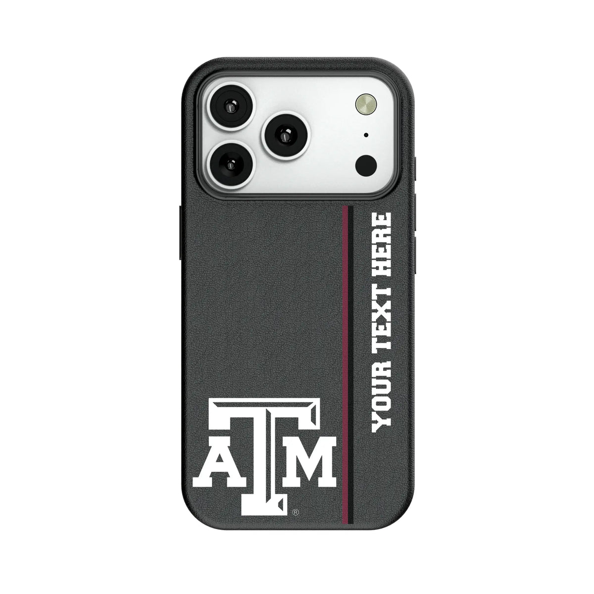 Texas A&M University Aggies Personalized Sidebard MagSafe Compatible Phone Case for Apple iPhone