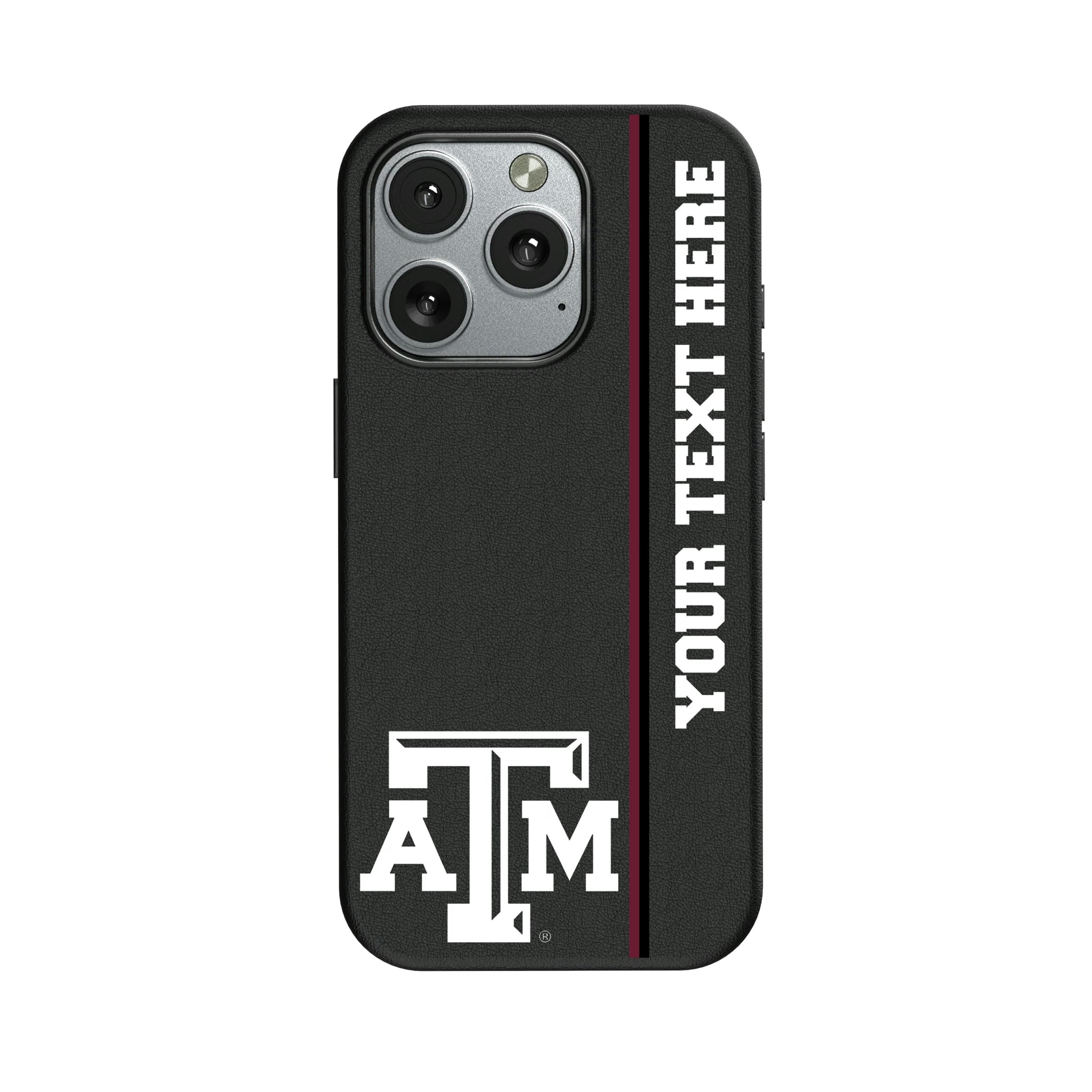Texas A&M University Aggies Personalized Sidebard iPhone MagSafe Compatible Phone Case for Apple iPhone