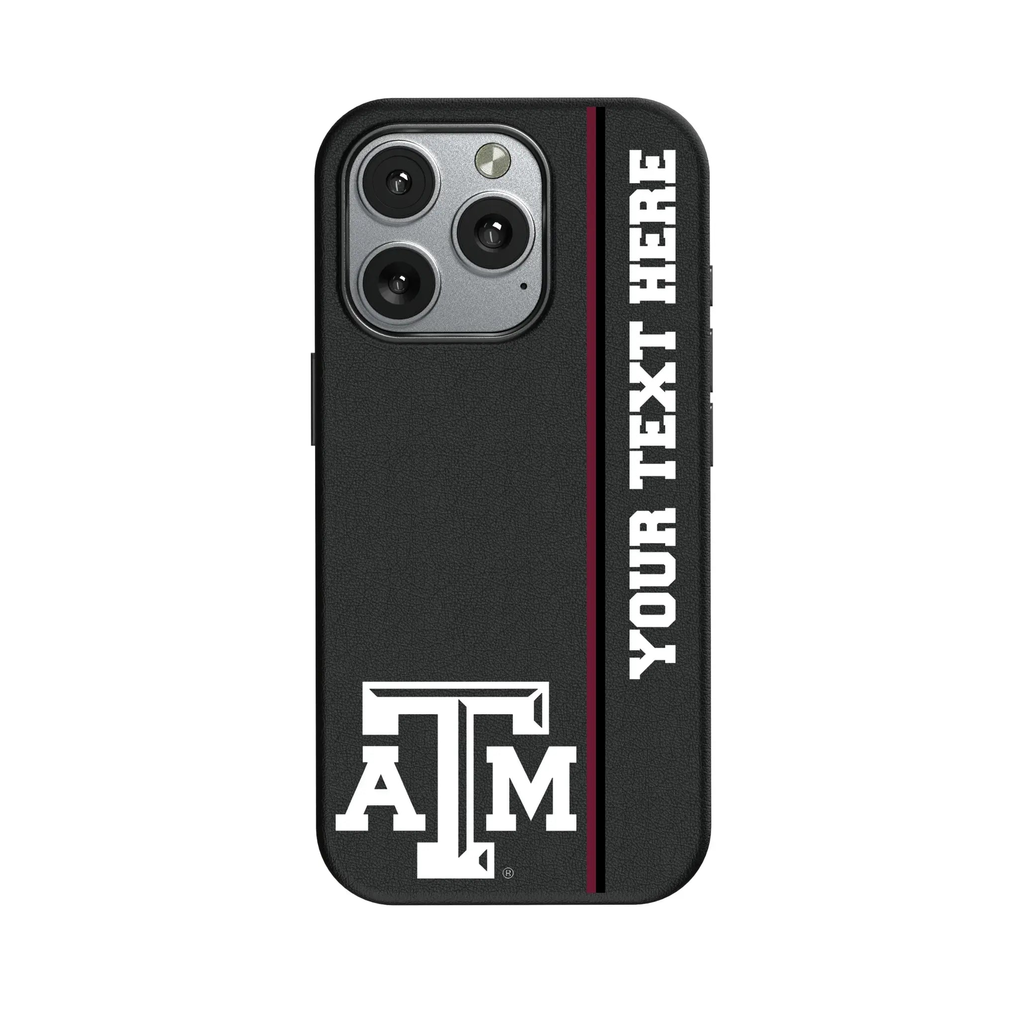 Texas A&M University Aggies Personalized Sidebard iPhone MagSafe Compatible Phone Case for Apple iPhone