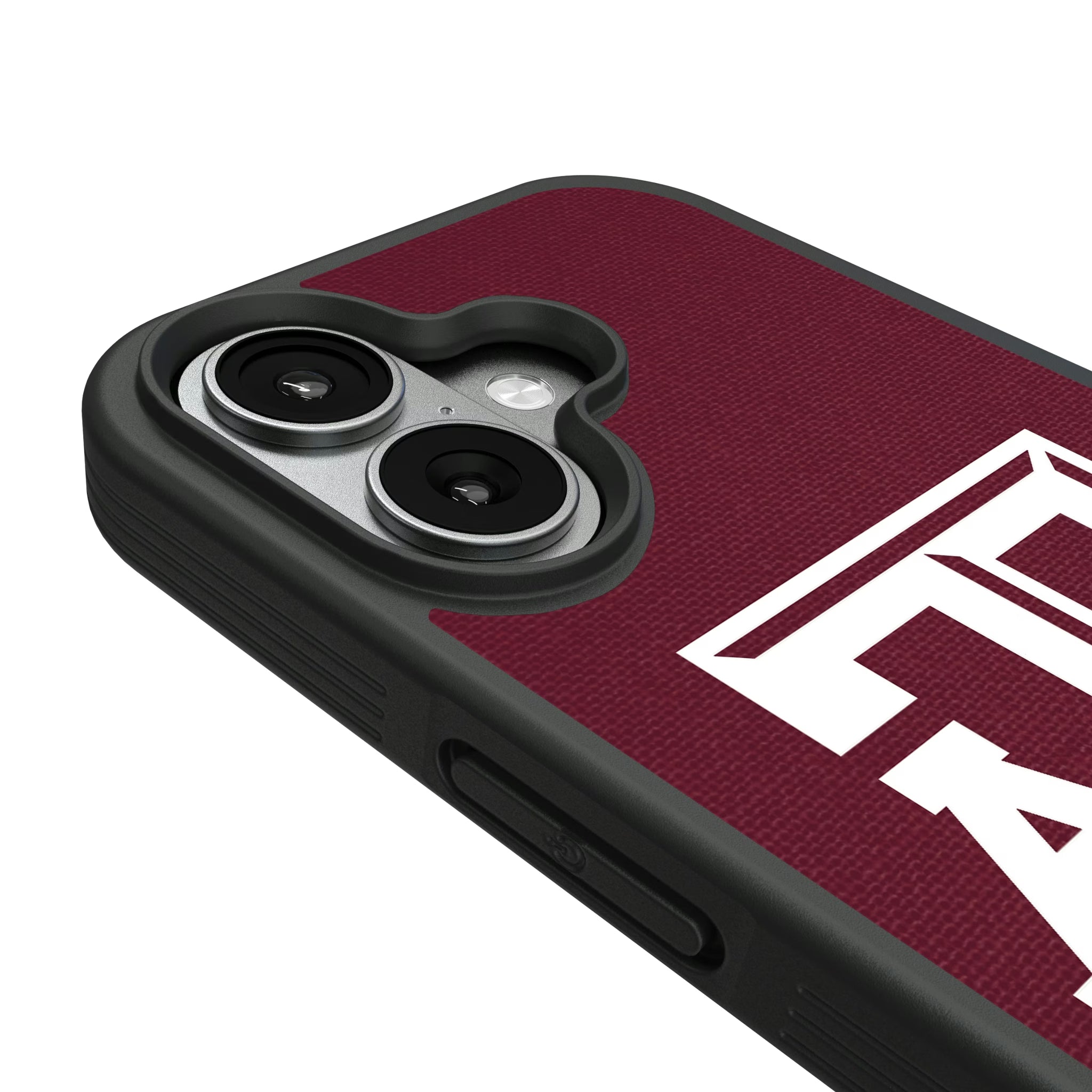 Texas A&M University Aggies Personalized Stripe iPhone Bump Phone Case for Apple iPhone - Detail#Device_iPhone 17