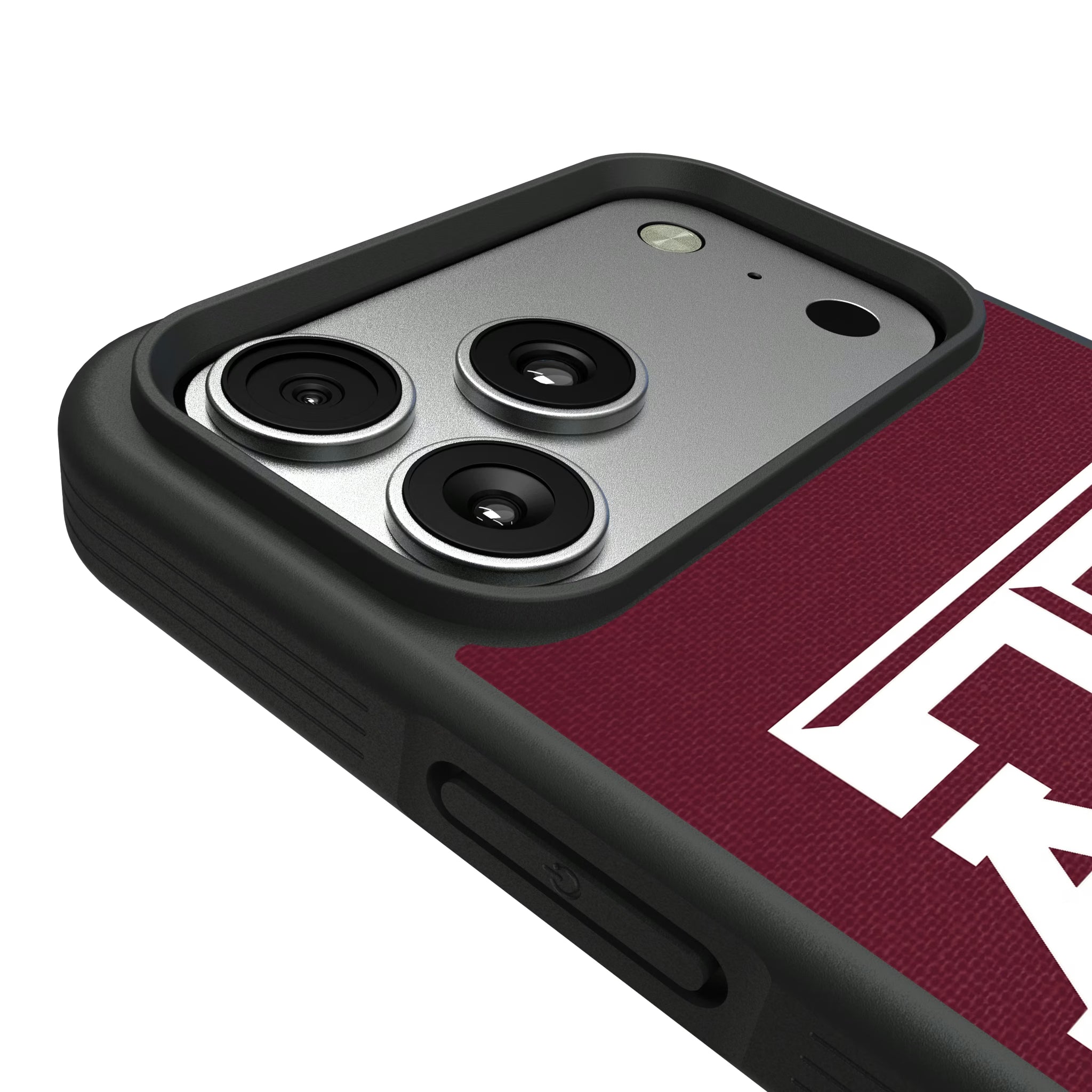Texas A&M University Aggies Personalized Stripe iPhone Bump Phone Case for Apple iPhone - Detail#Device_iPhone 17 Pro Max