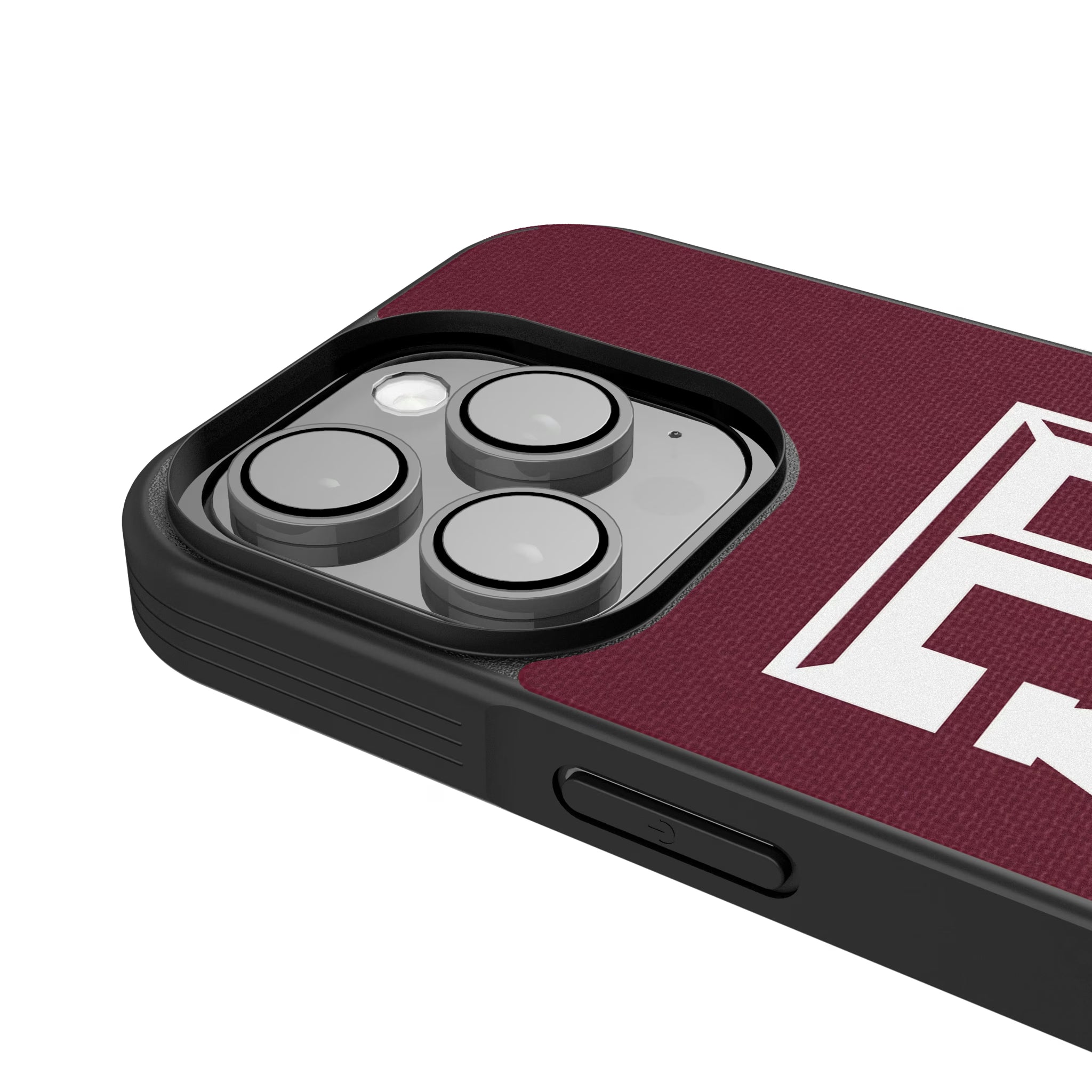 Texas A&M University Aggies Personalized Stripe iPhone Bump Phone Case for Apple iPhone - Detail