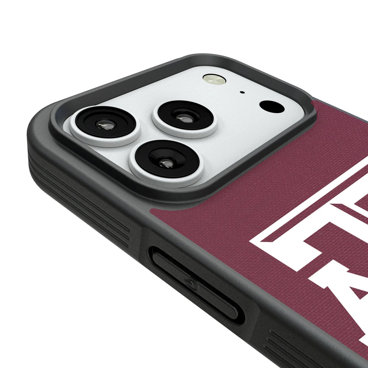 Texas A&M University Aggies Personalized Stripe iPhone Bump Phone Case for Apple iPhone - Detail#Device_iPhone 18 Pro