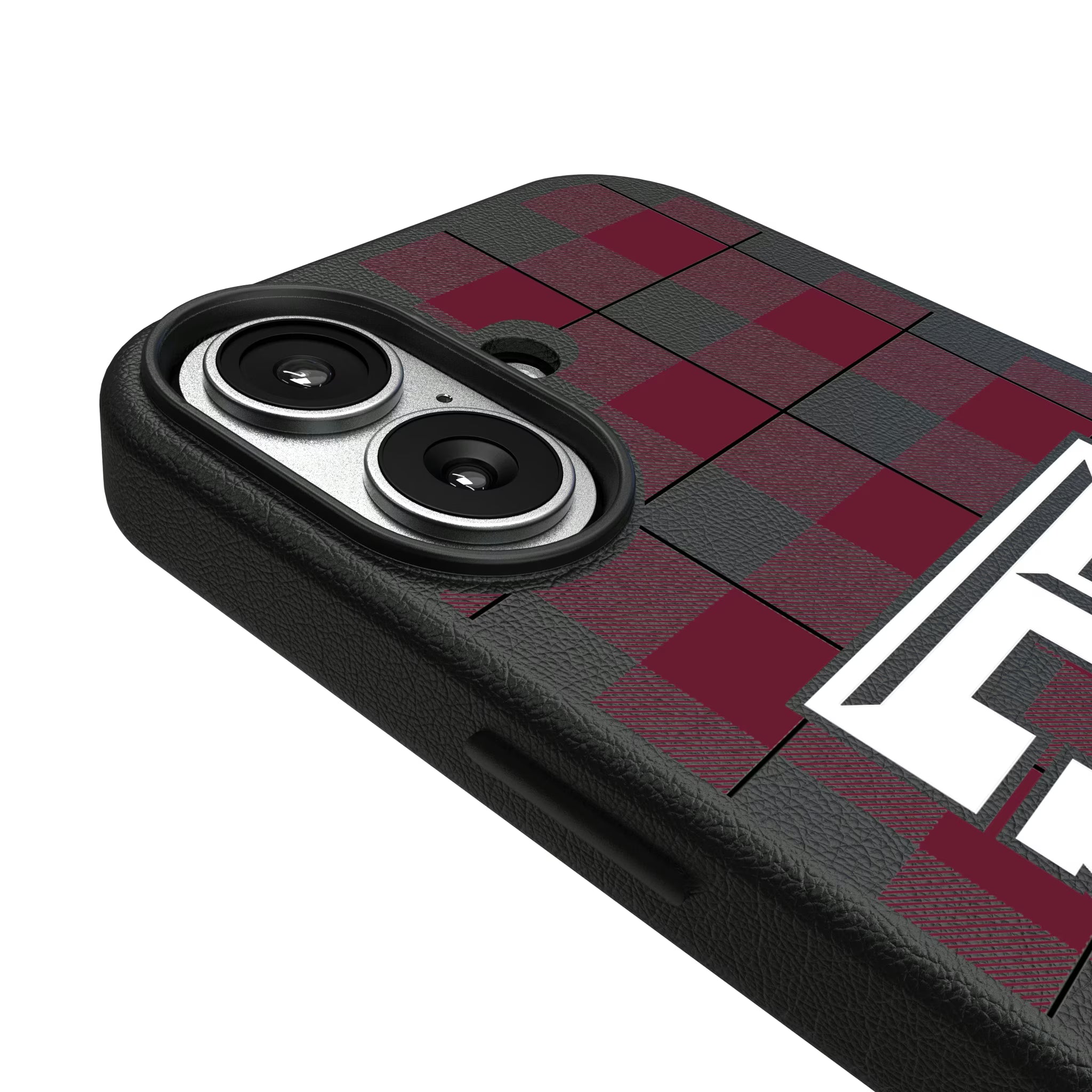 Texas A&M University Aggies Plaid iPhone MagSafe Compatible Phone Case for Apple iPhone - Detail#Device_iPhone 17